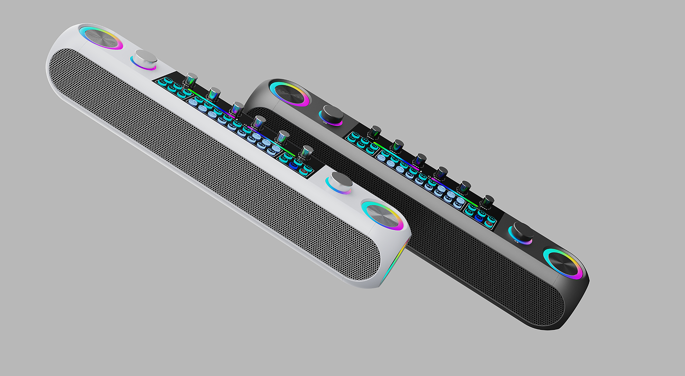 sound，strip sound，Desktop audio，Lamp effect，
