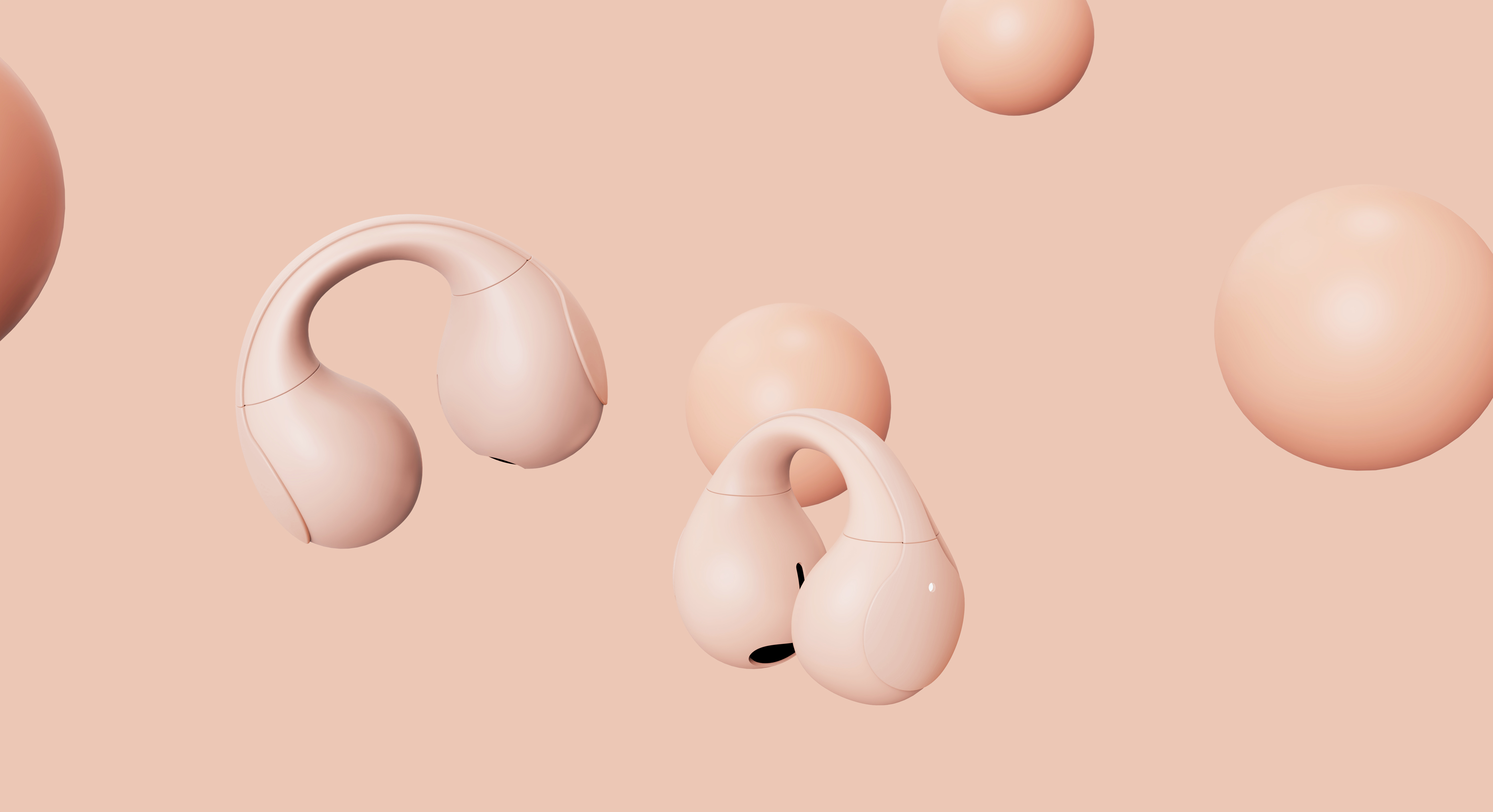 headset，Clip-Ear Headphones，