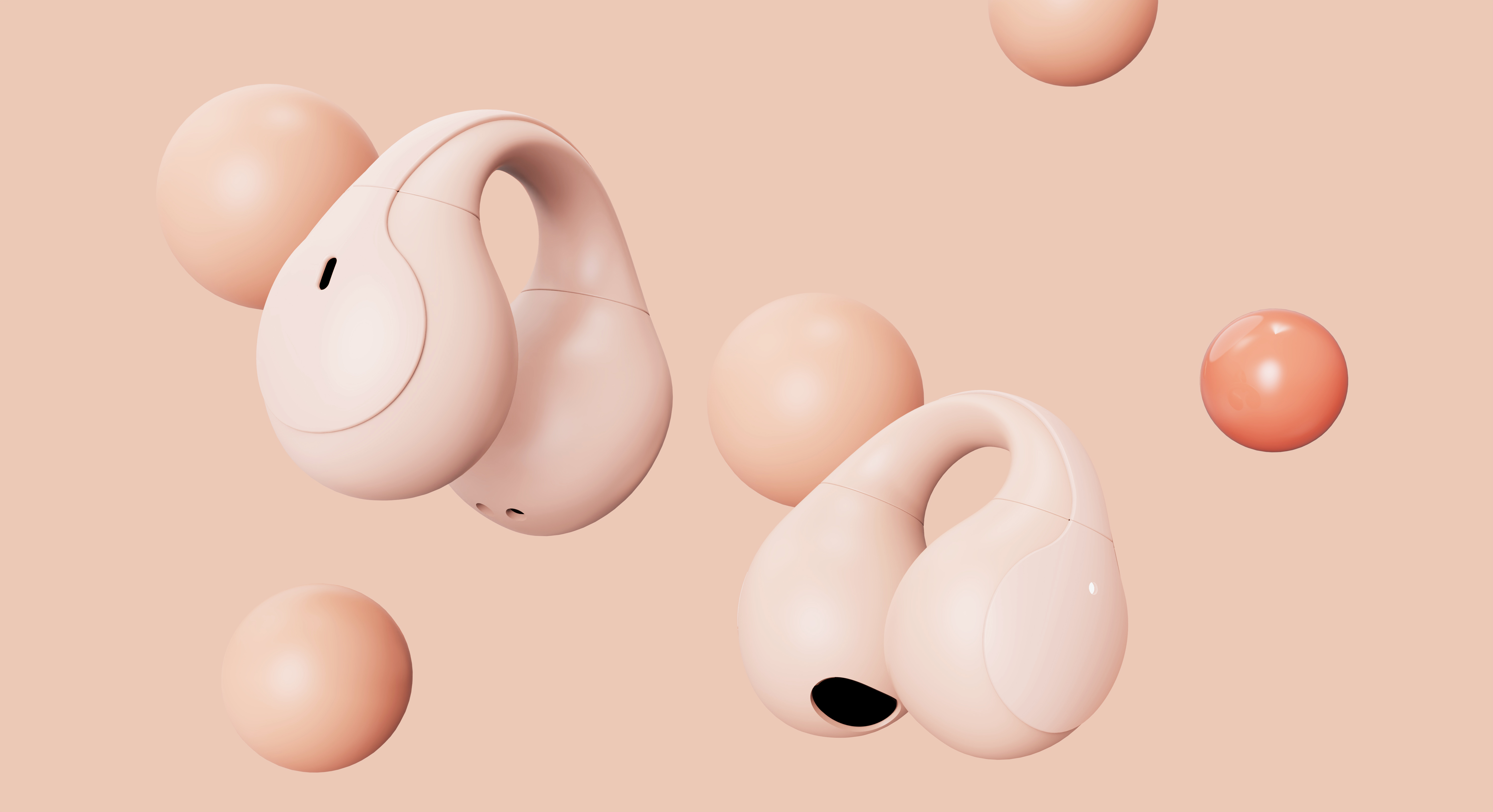 headset，Clip-Ear Headphones，