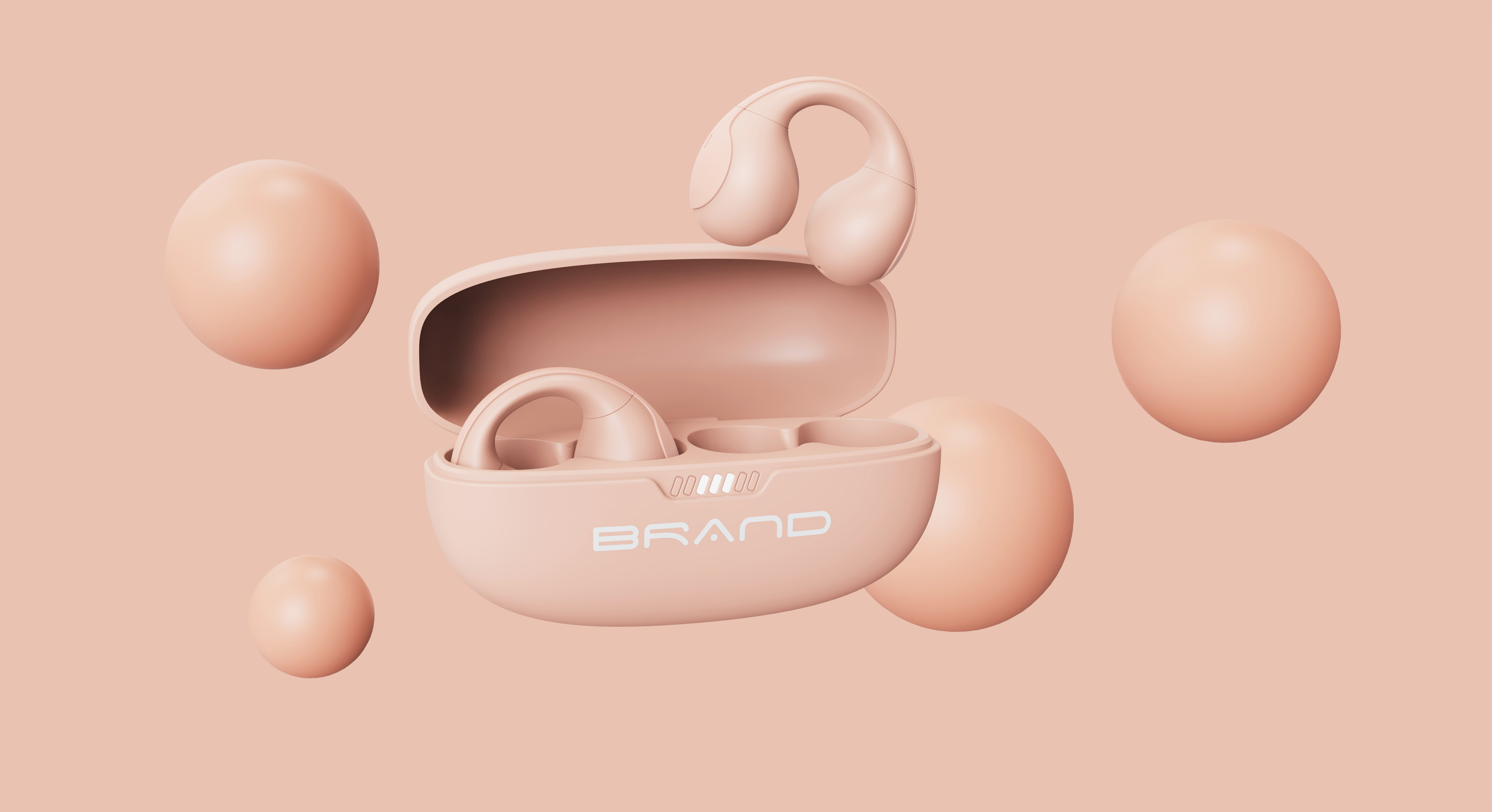 headset，Clip-Ear Headphones，