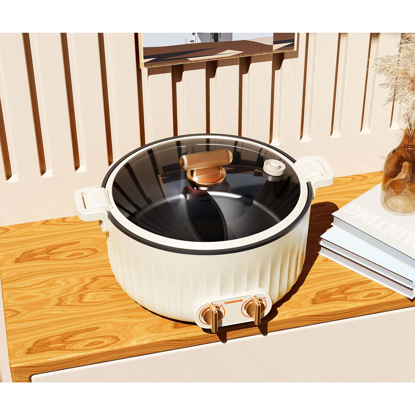 Electric cooker，small home appliances，Household appliances，product design，Kitchen appliances，an electric appliance，household electrical appliances，