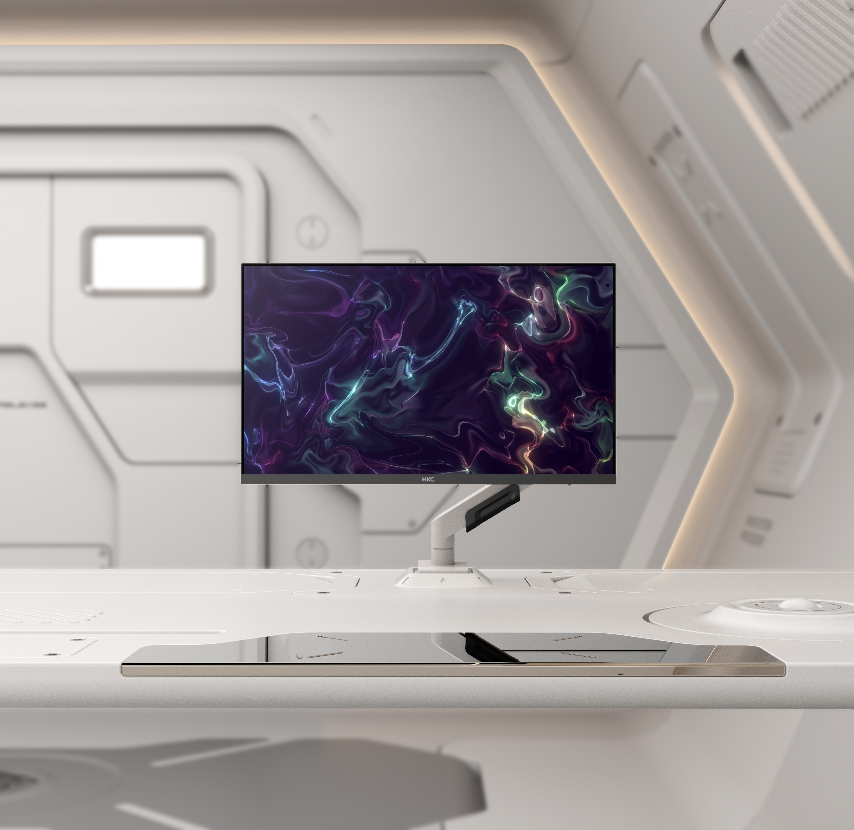 monitor，E-sports，Mechanical arm，science and technology，Gravity design，