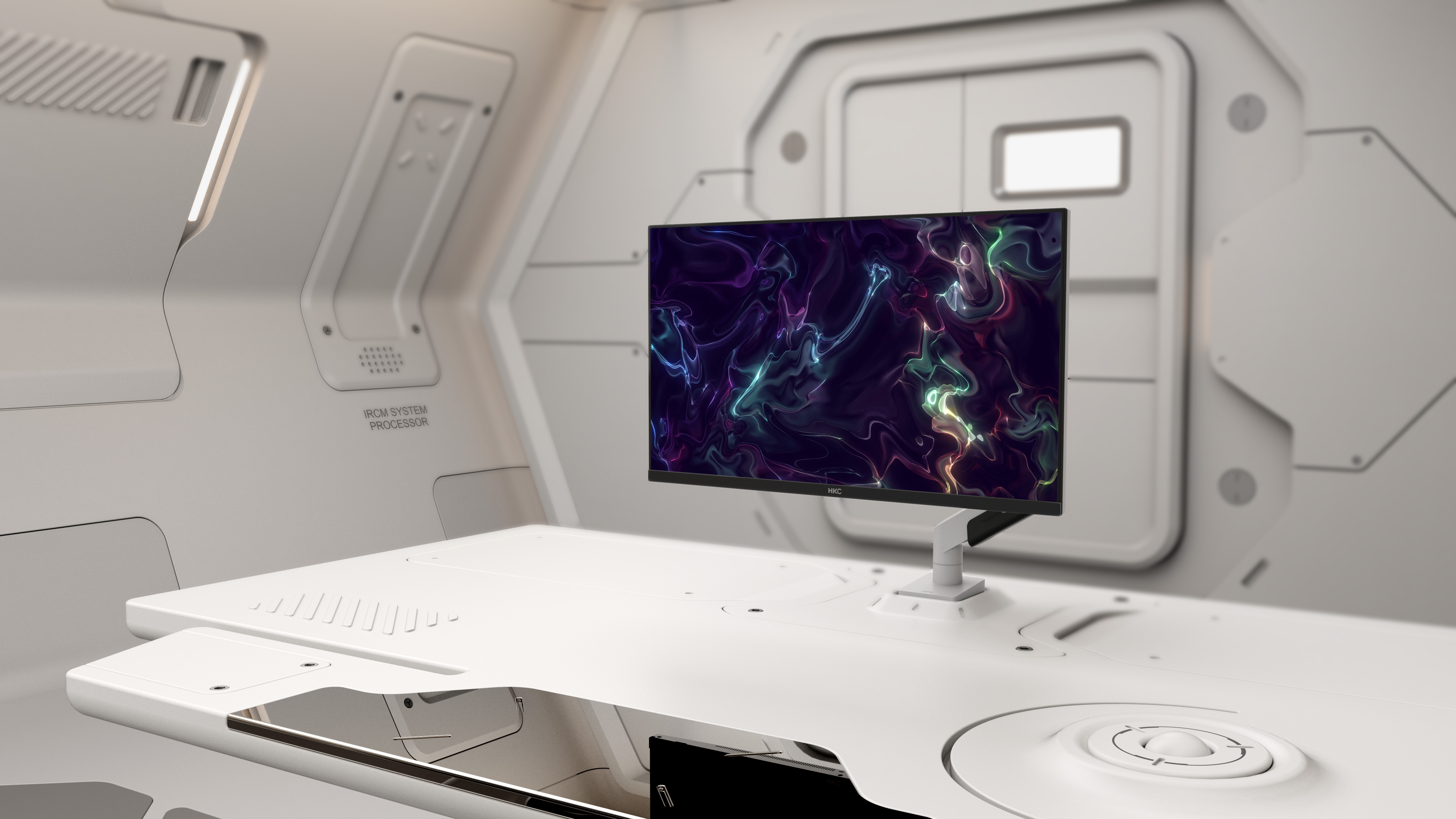 monitor，E-sports，Mechanical arm，science and technology，Gravity design，