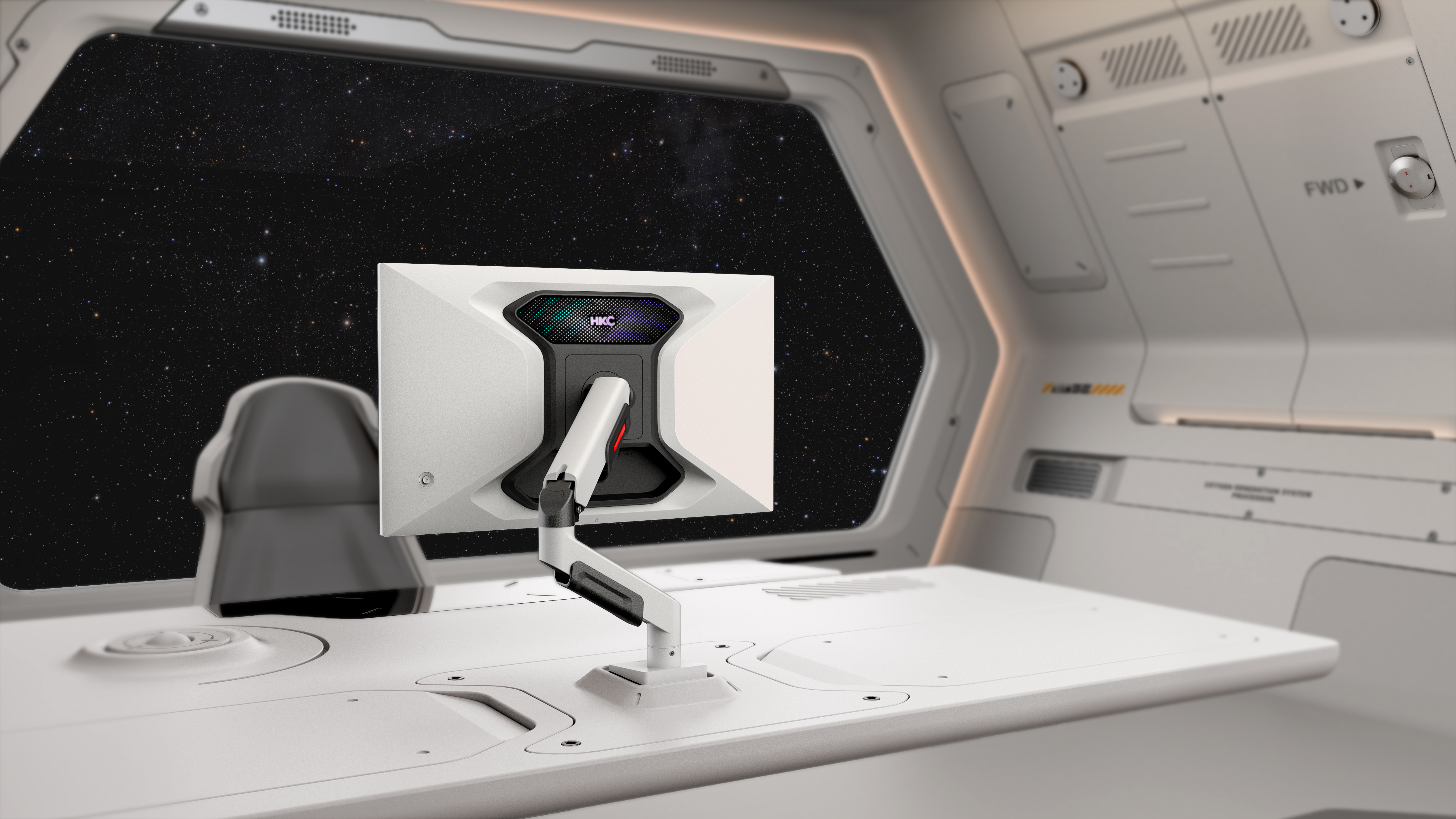 monitor，E-sports，Mechanical arm，science and technology，Gravity design，