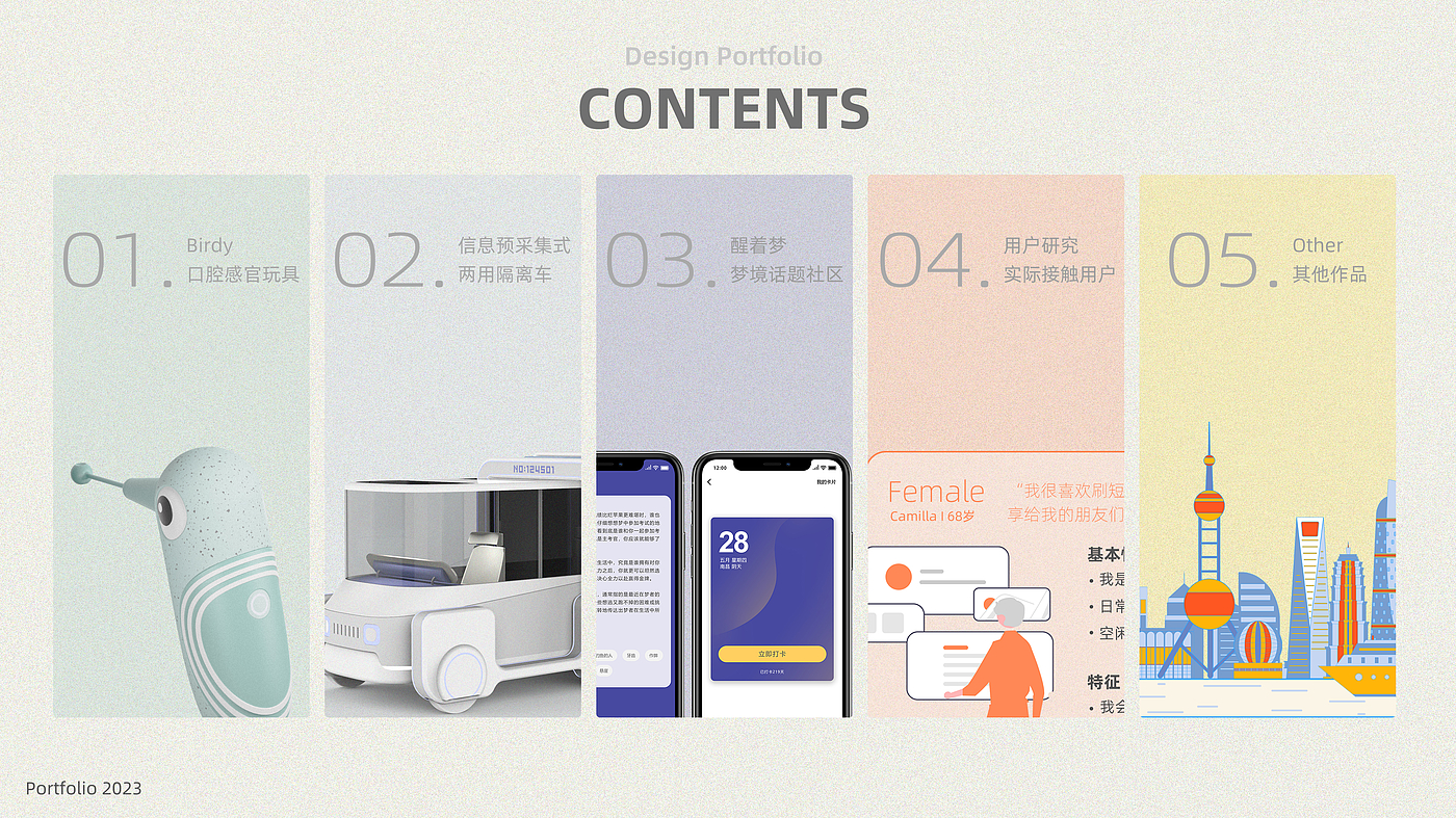 product design，Interaction design，User Research，Creative design，