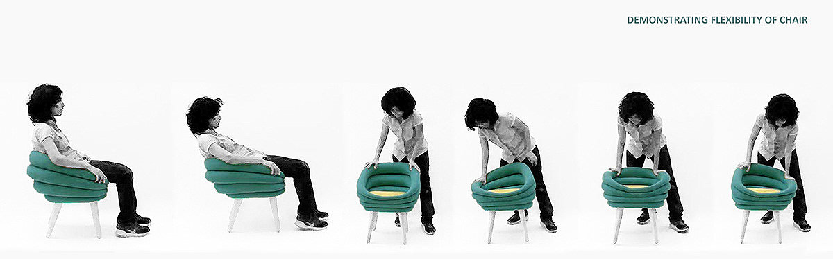 wood，the cord fabric，light，flexibility，chair，