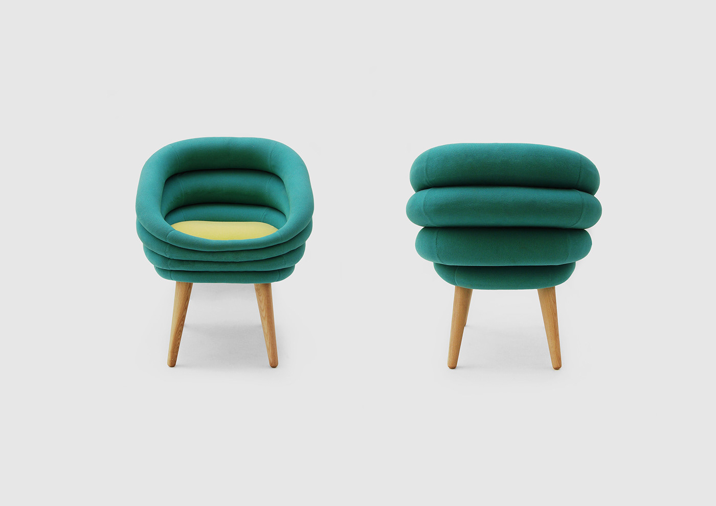 wood，the cord fabric，light，flexibility，chair，