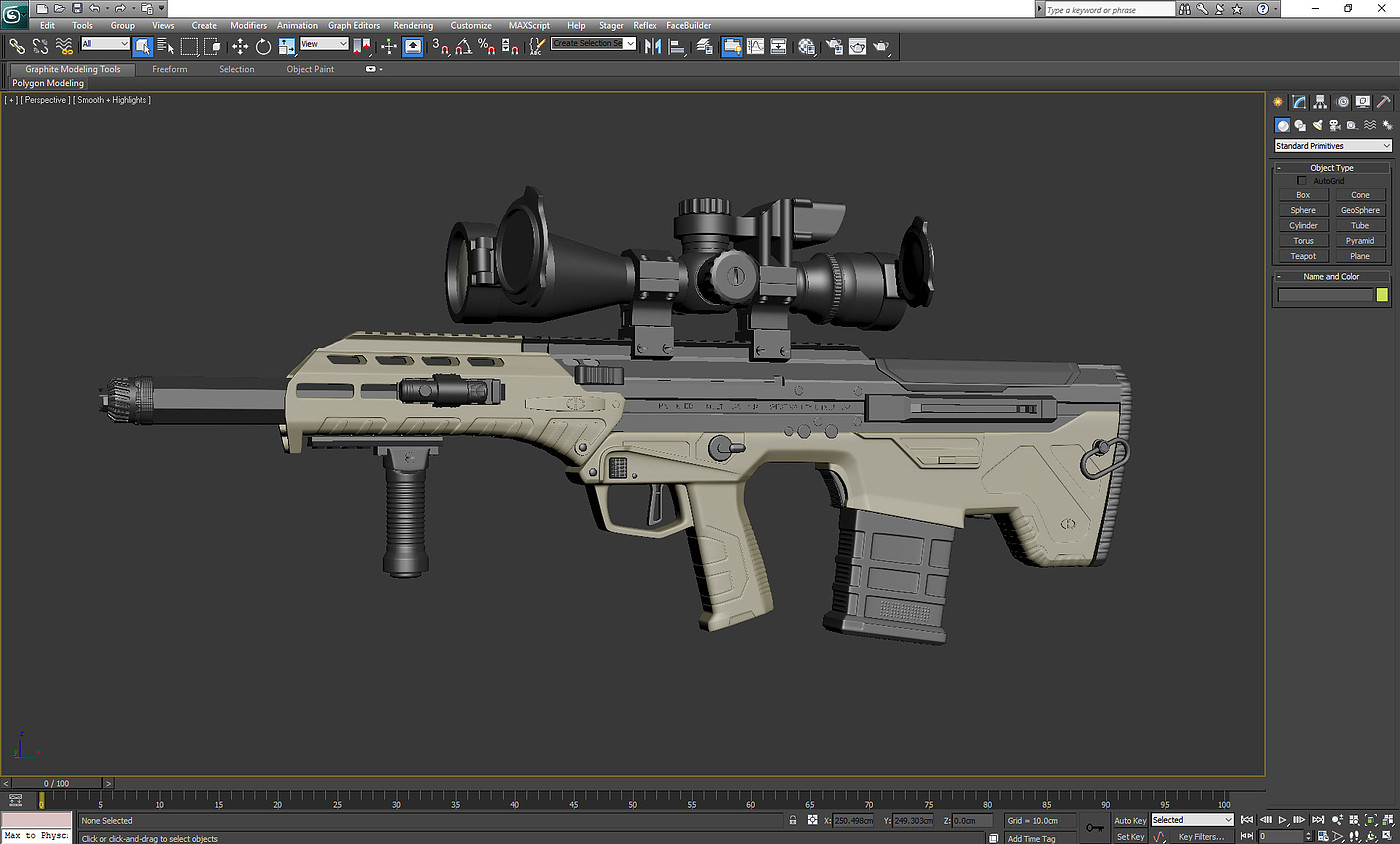 MDR，3D modeling，Gun design，product design，