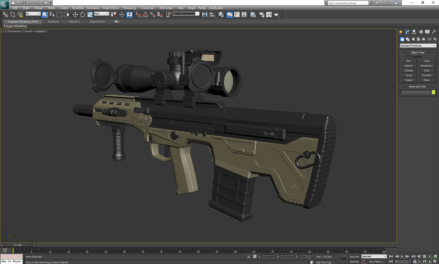 MDR，3D modeling，Gun design，product design，