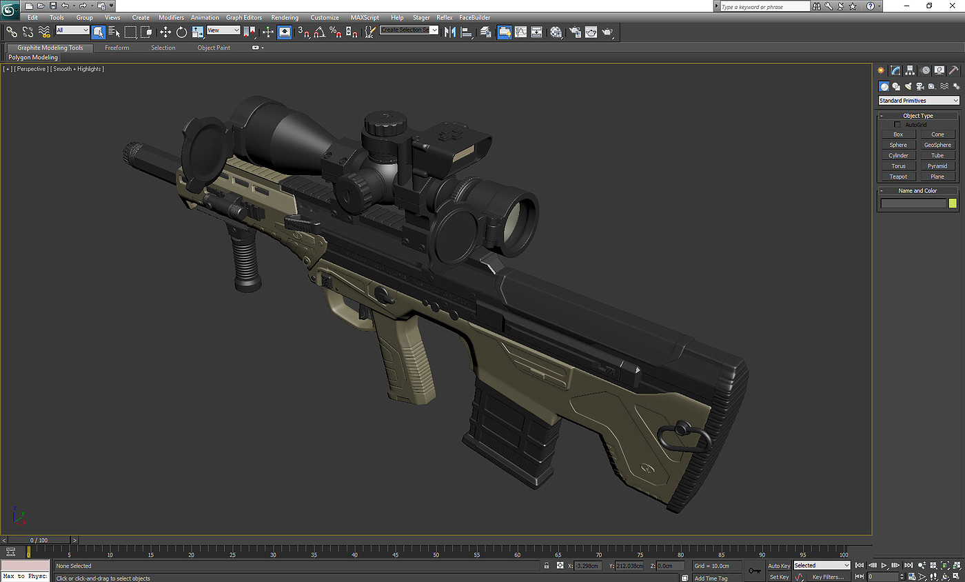 MDR，3D modeling，Gun design，product design，