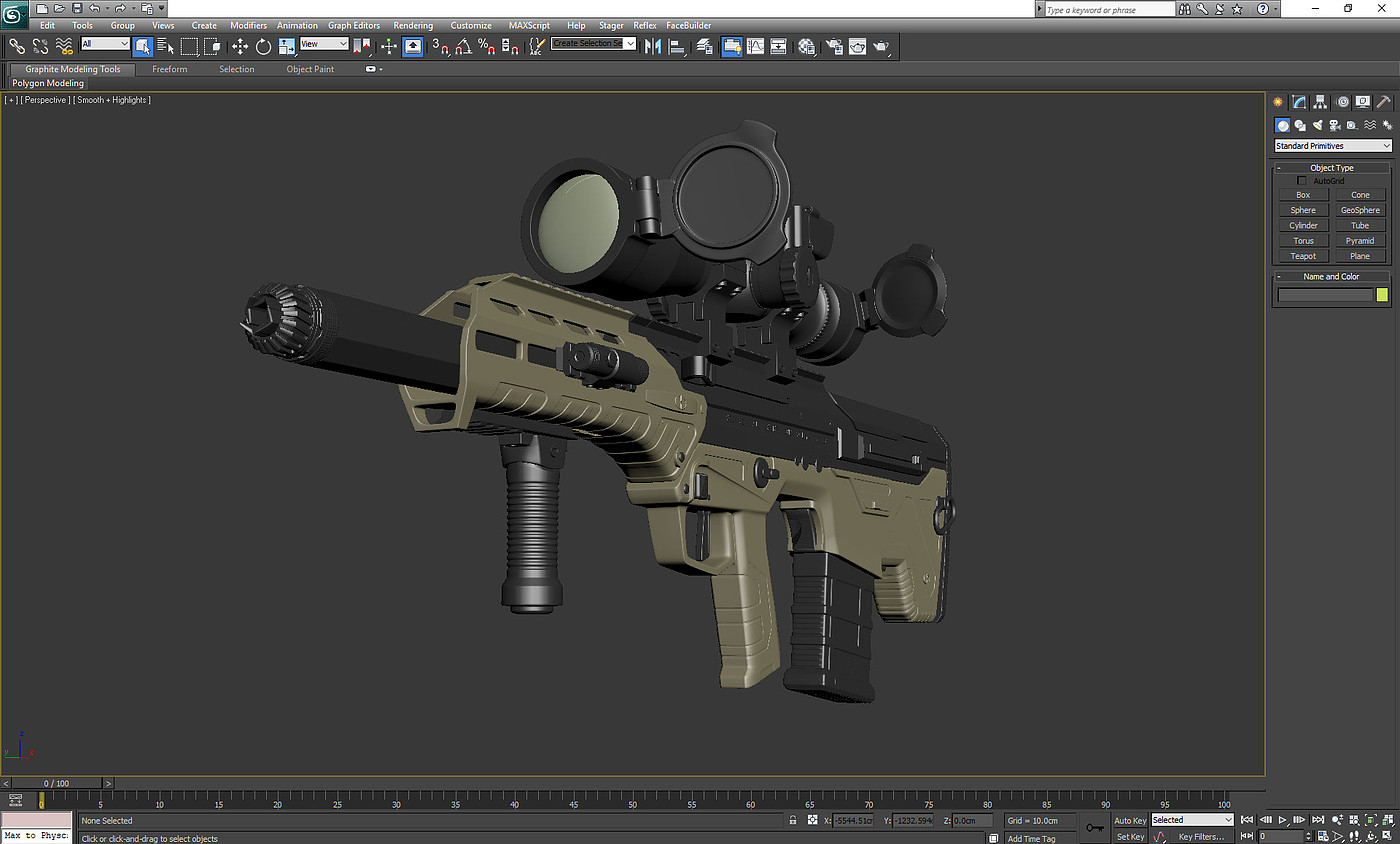 MDR，3D modeling，Gun design，product design，