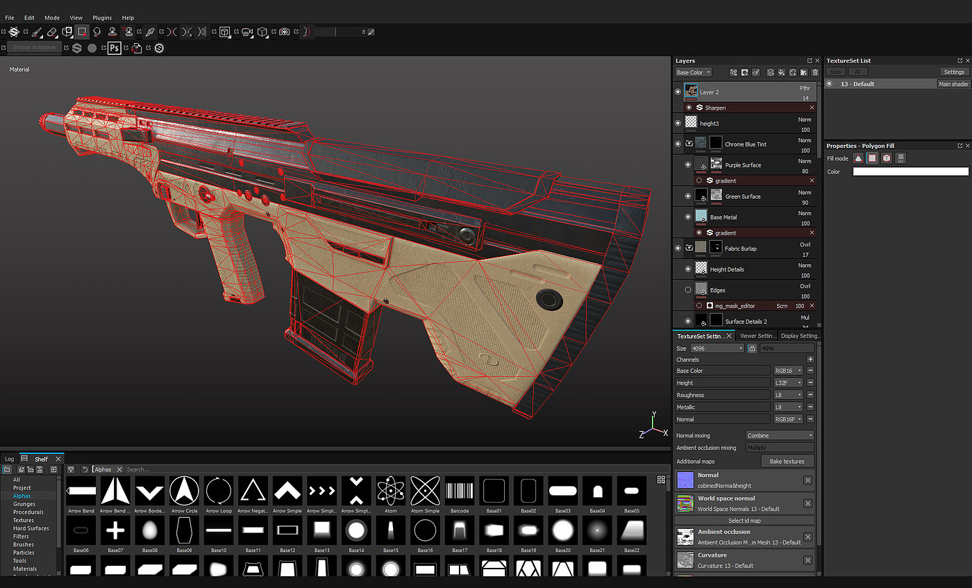 MDR，3D modeling，Gun design，product design，