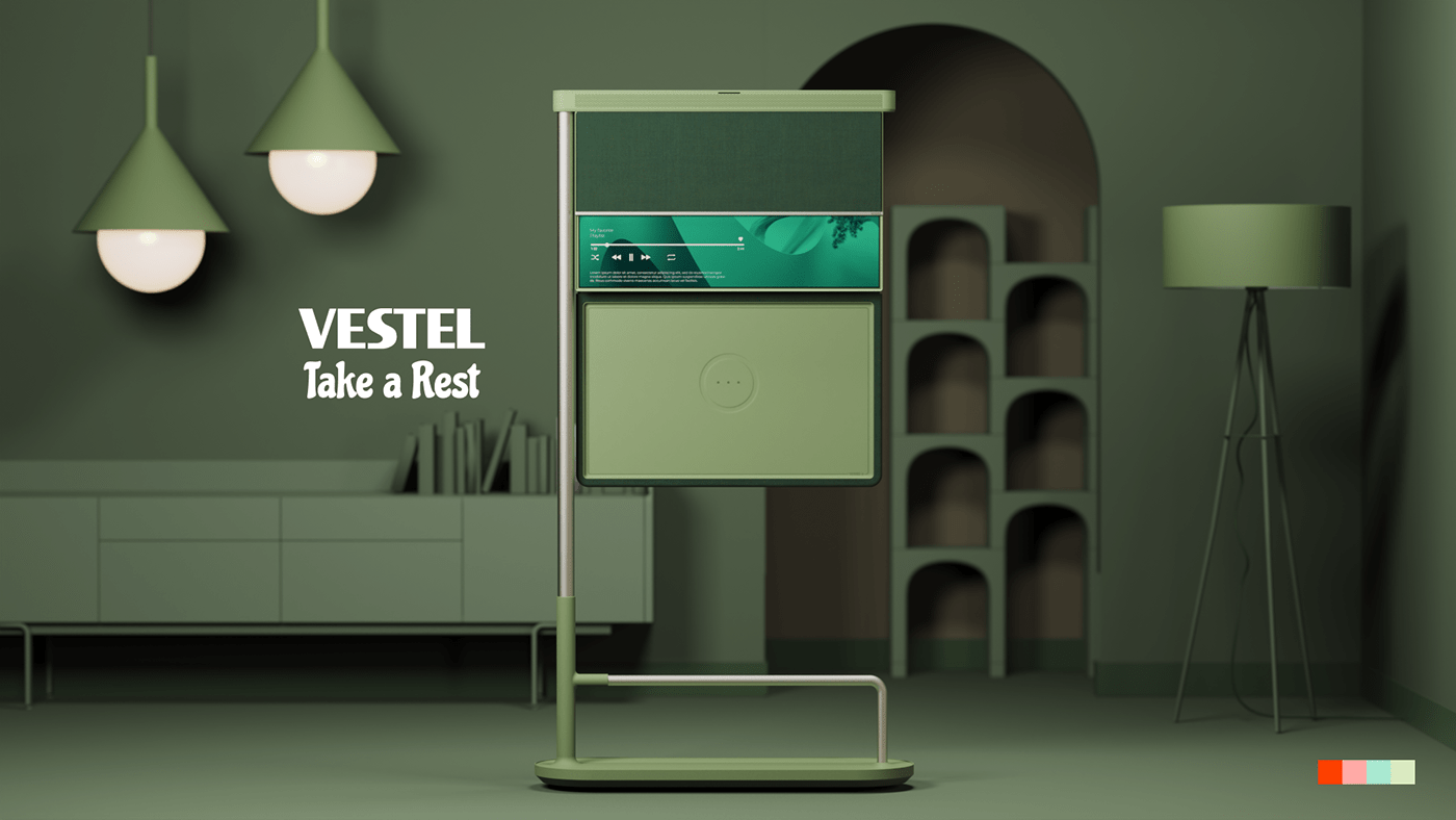 Digital，electronic product，Vestel-Take a Rest，Touch screen，