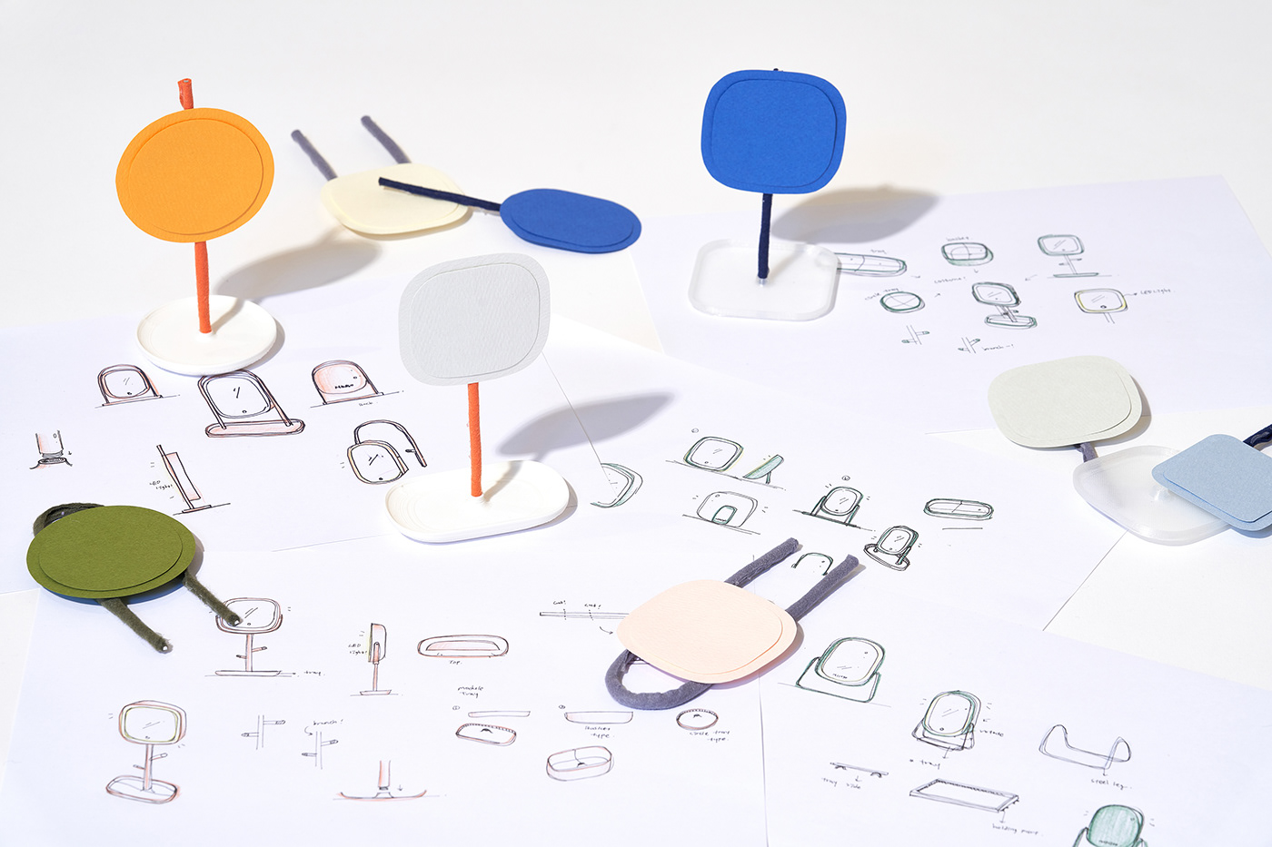 mirror，LED mirror，product design，industrial design，innovate，Branch，A beauty care，