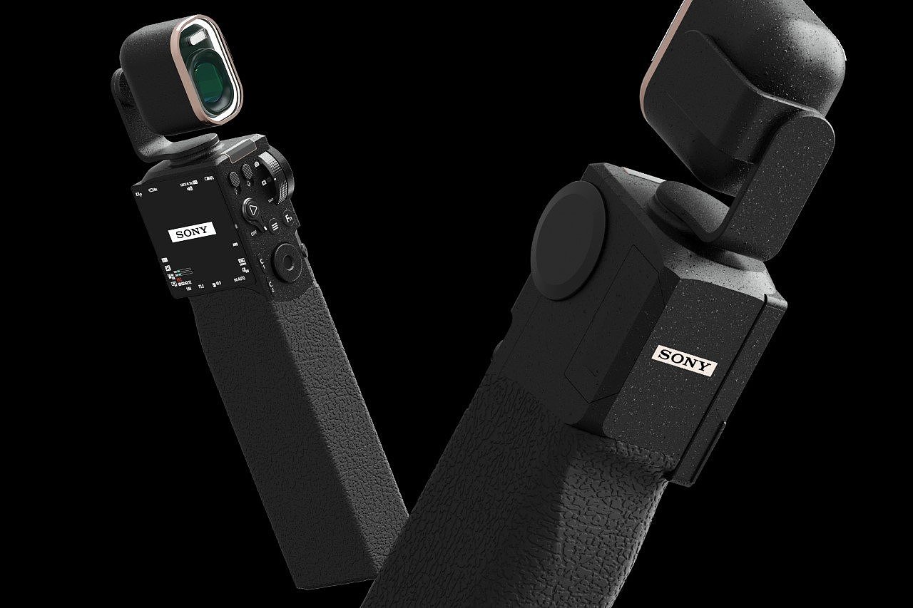 Sony，VLOG-001，camera，Camera design，Handheld camera，
