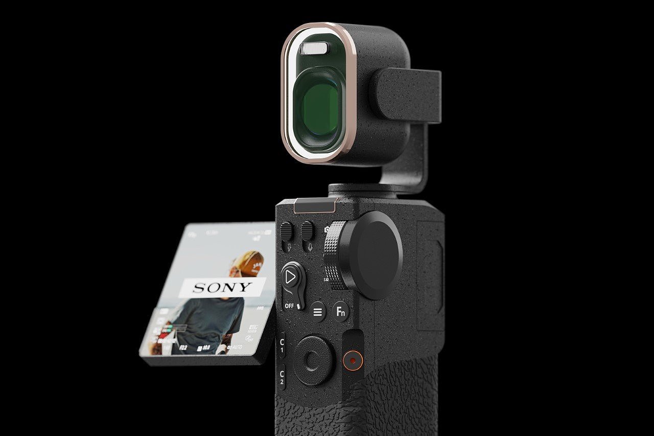 索尼，VLOG-001，相机，相机设计，手持相机，