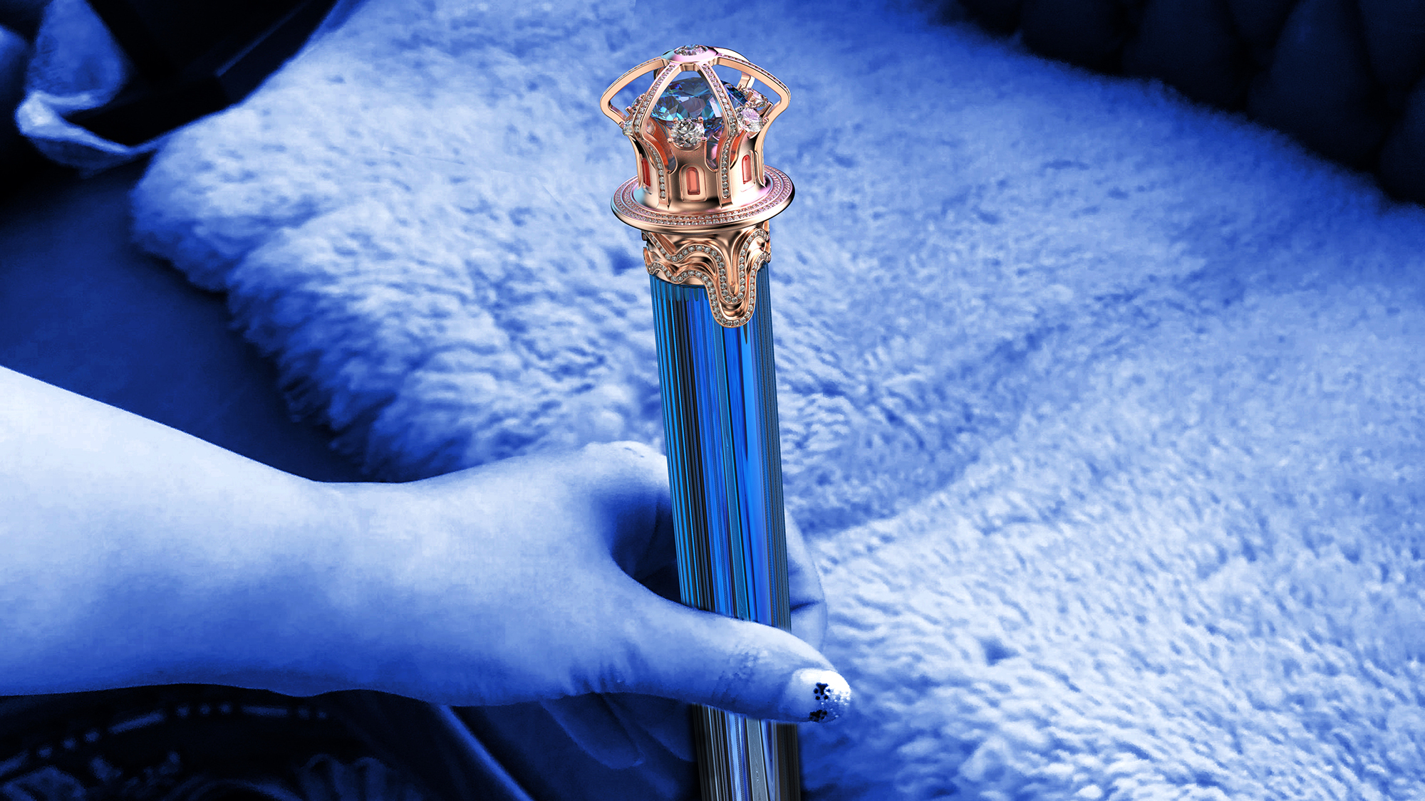 Wine bottle design，Wine Box Design，After the sea，BlueQueen，Yihong Creation®Products，