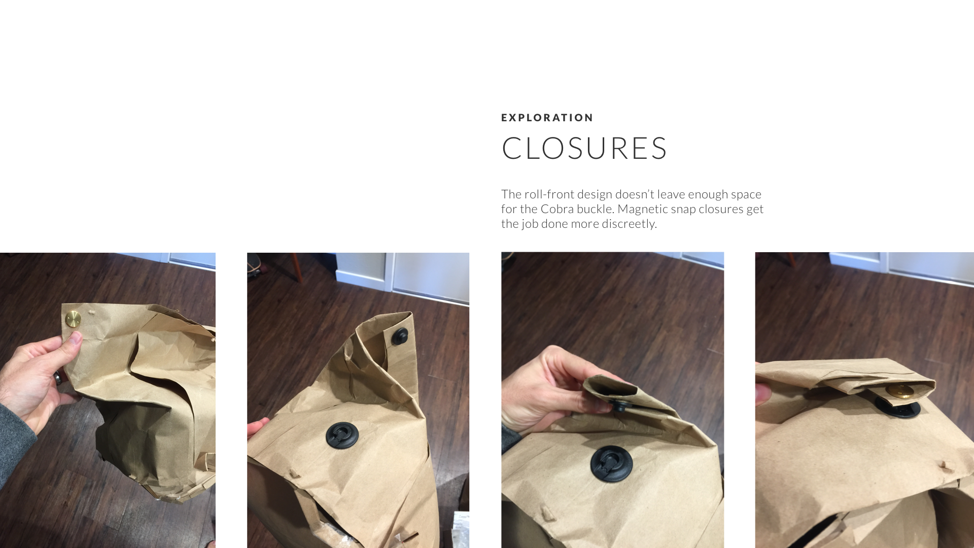 Roll-front，knapsack，genuine leather，brown，