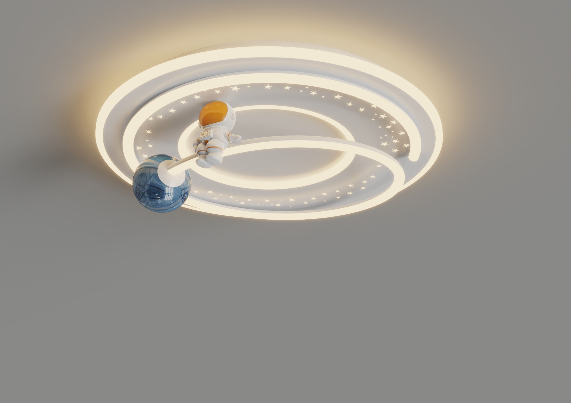 astronaut，Moon，light in the bedroom，resin，children，astronaut，