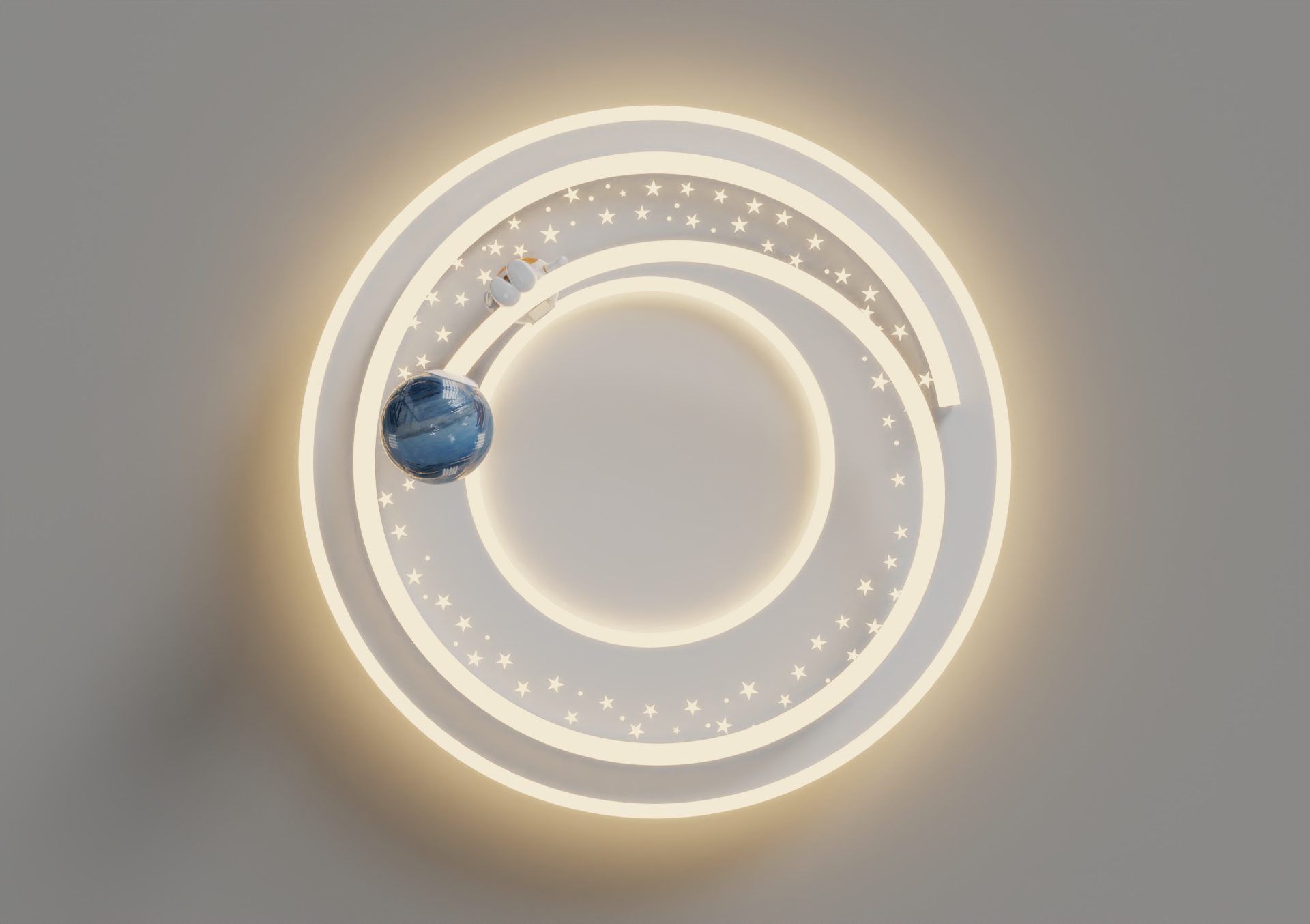 astronaut，Moon，light in the bedroom，resin，children，astronaut，