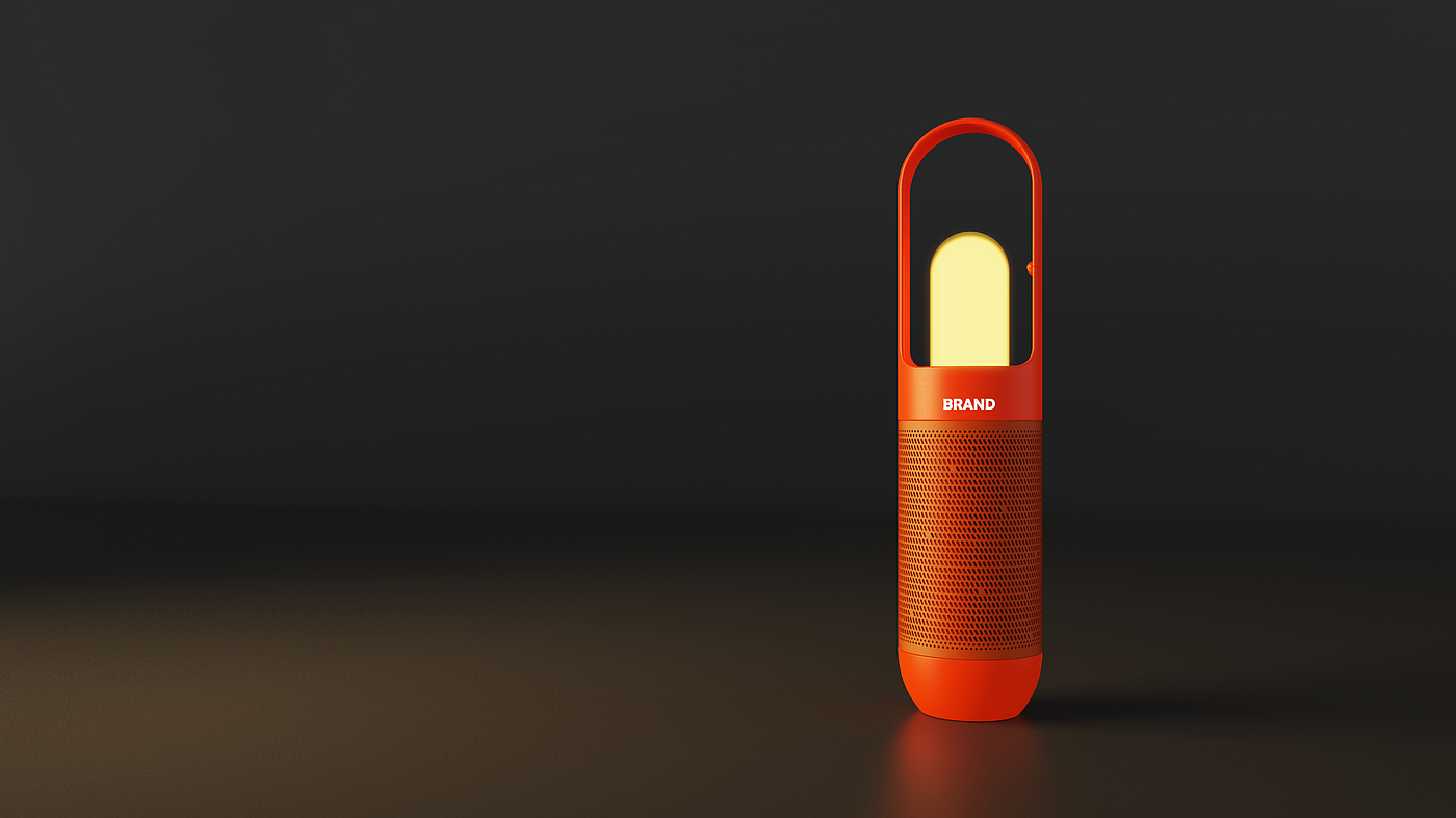 outdoors，loudspeaker box，Portable，Atmosphere lamp，