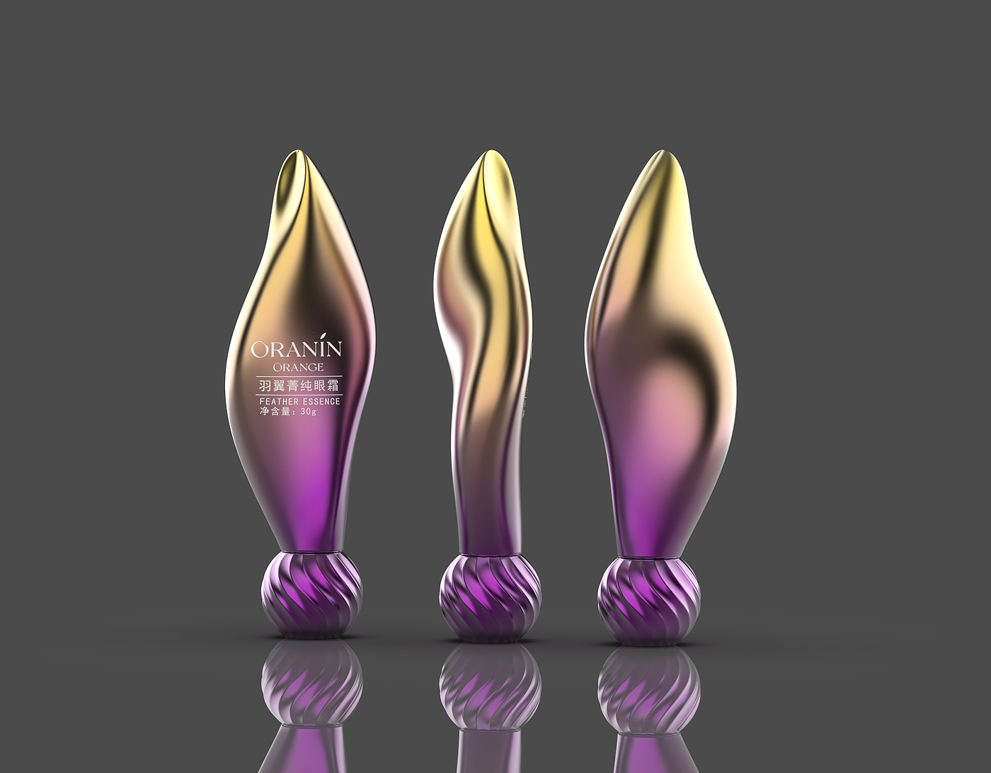 Walking Beads Eye Cream，Wing，Packaging material design，