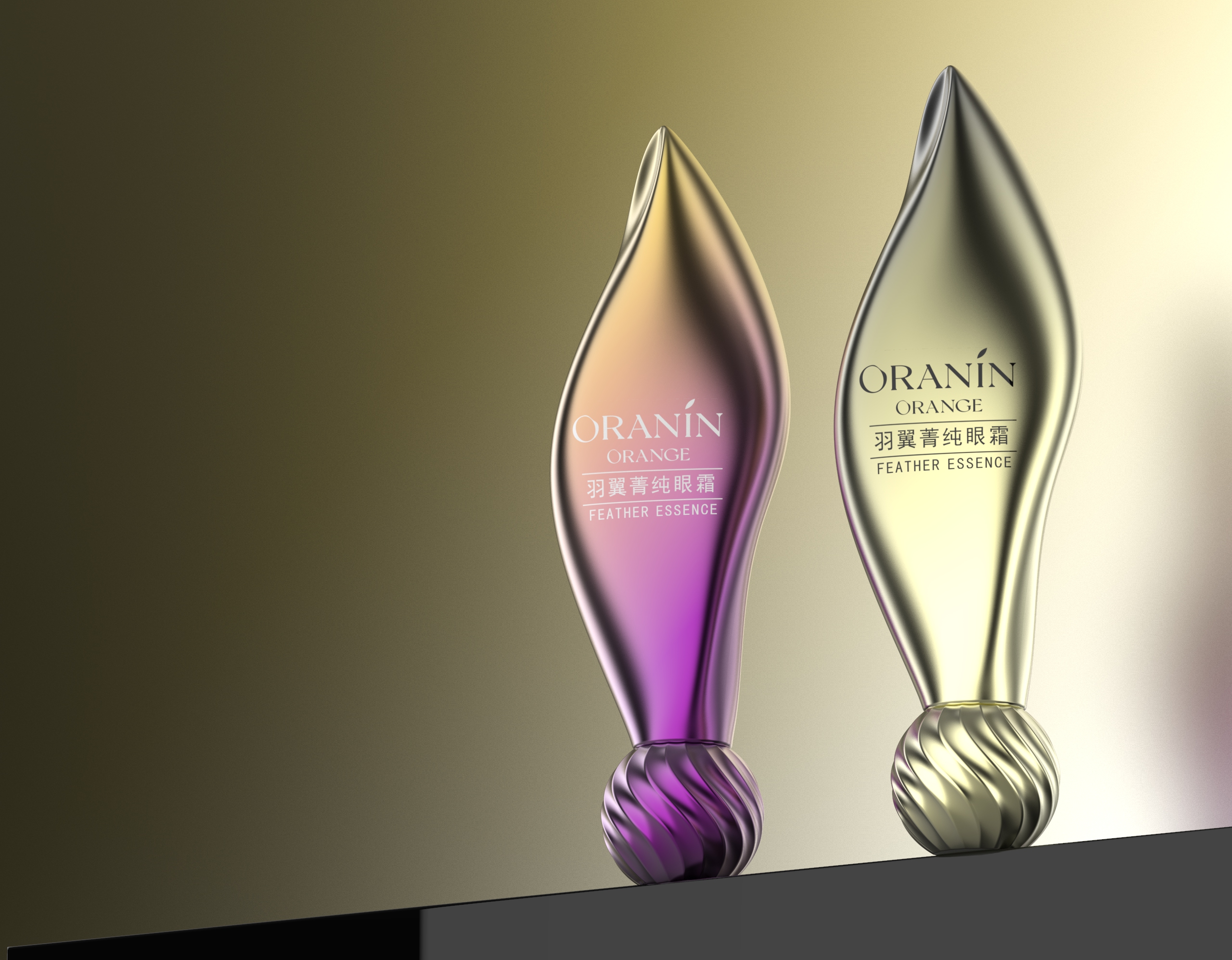 Walking Beads Eye Cream，Wing，Packaging material design，