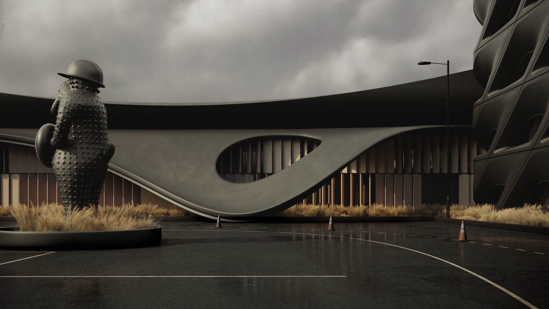 Home art，Future，Architectural design，