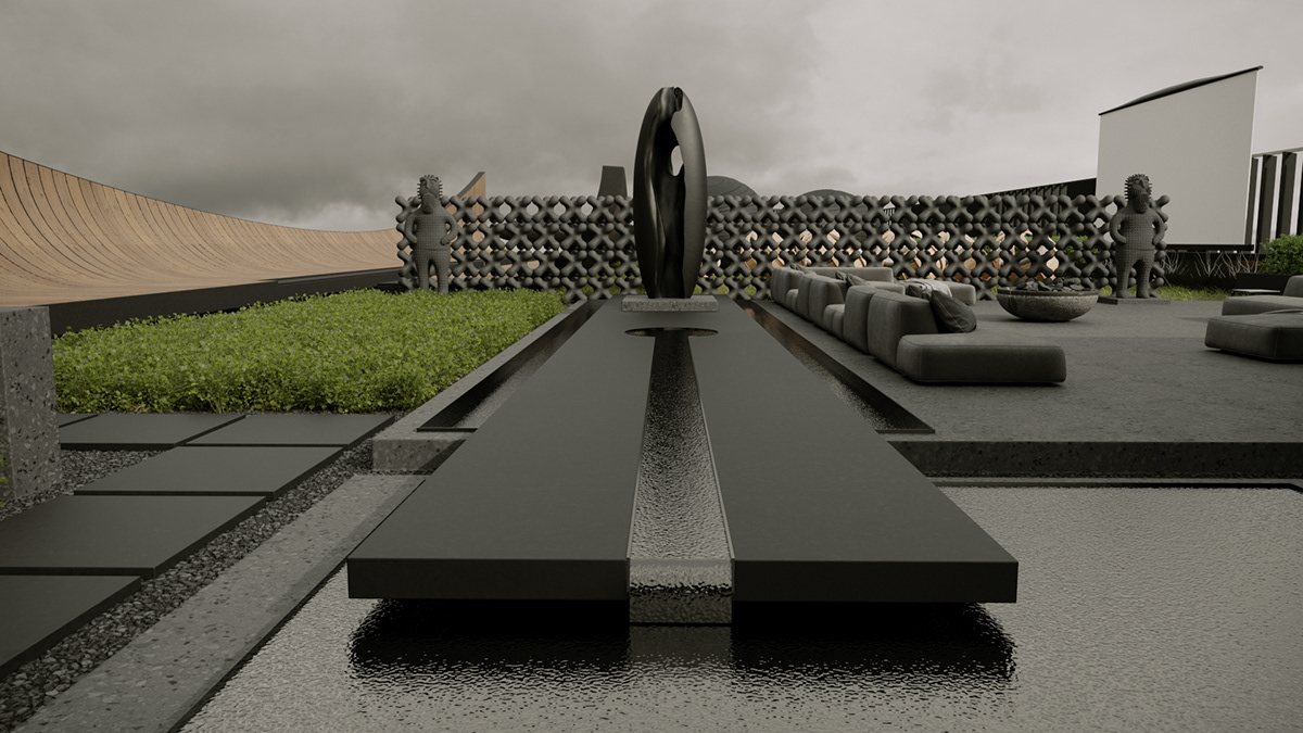 Home art，Future，Architectural design，