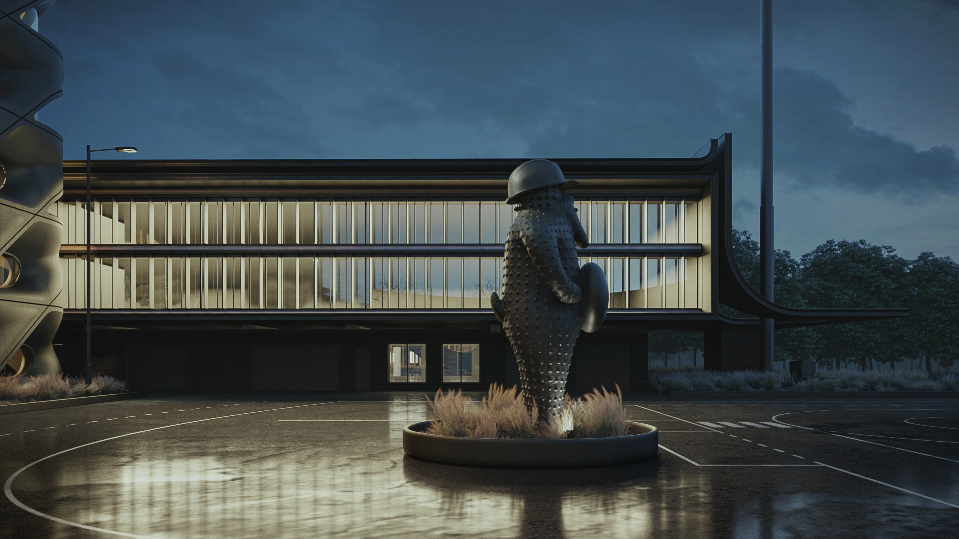 Home art，Future，Architectural design，