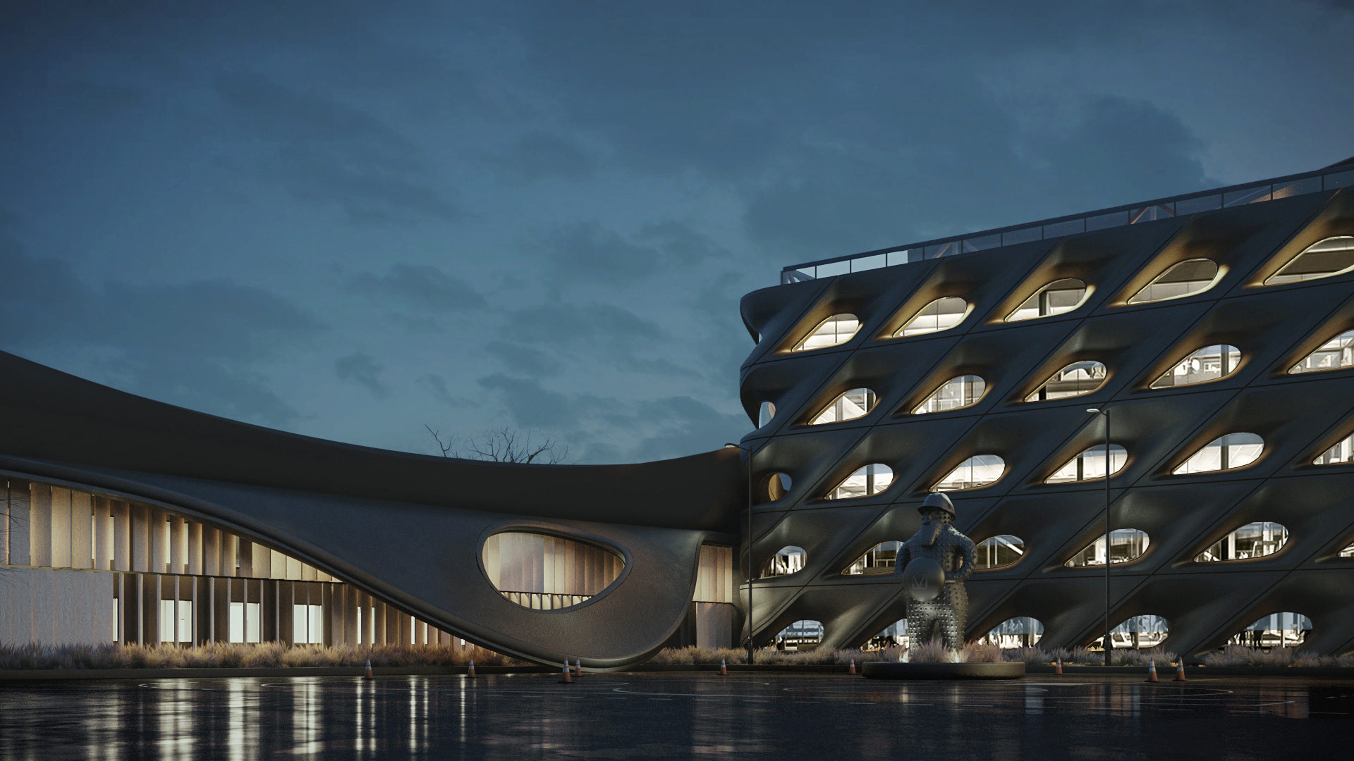 Home art，Future，Architectural design，