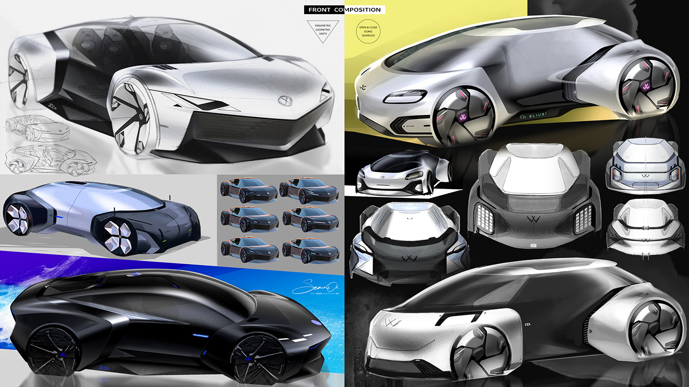 automobile，public，