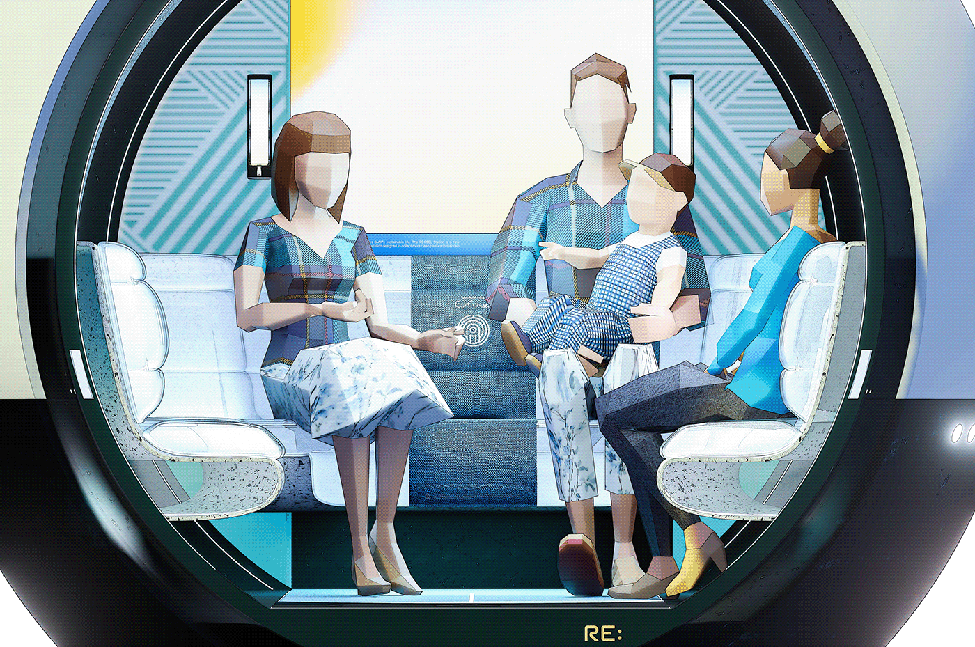 BMW Circularation，bmw，environment protection，plastic recycling，Public transportation，Sustainable design，