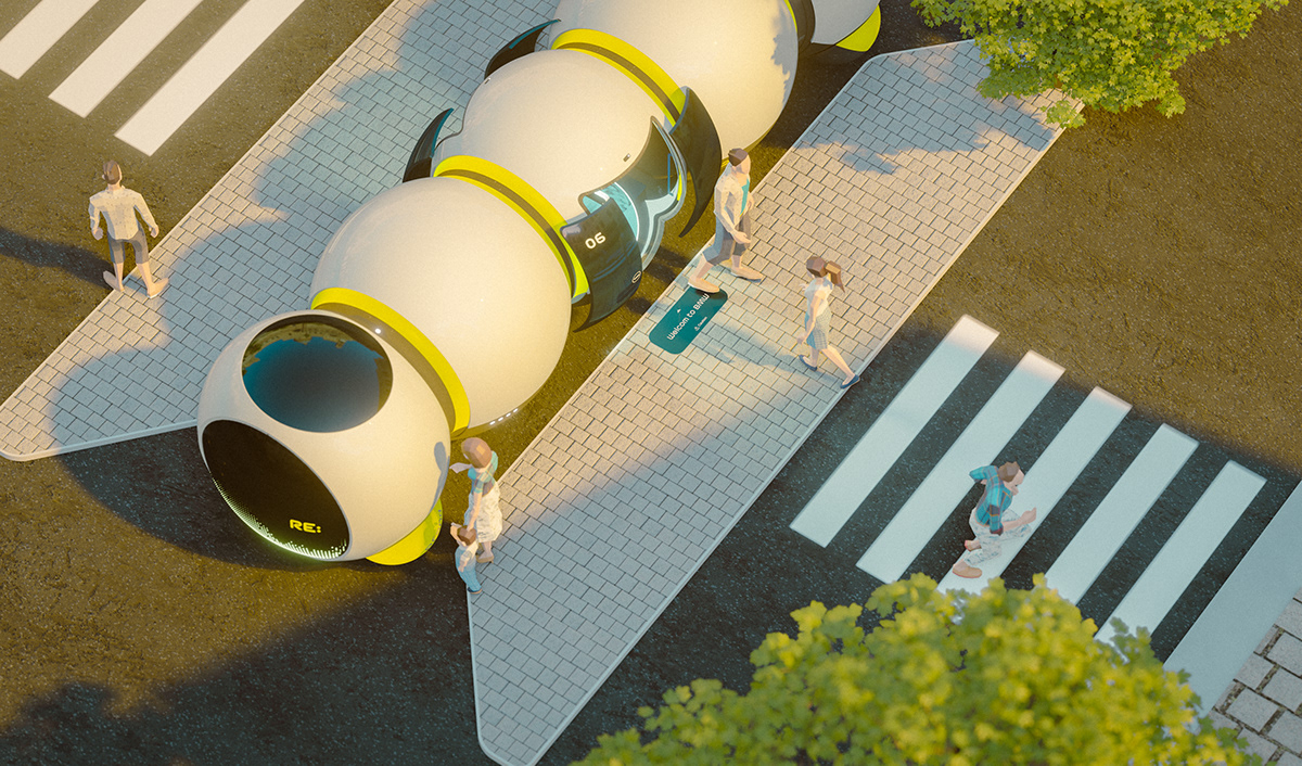 BMW Circularation，bmw，environment protection，plastic recycling，Public transportation，Sustainable design，