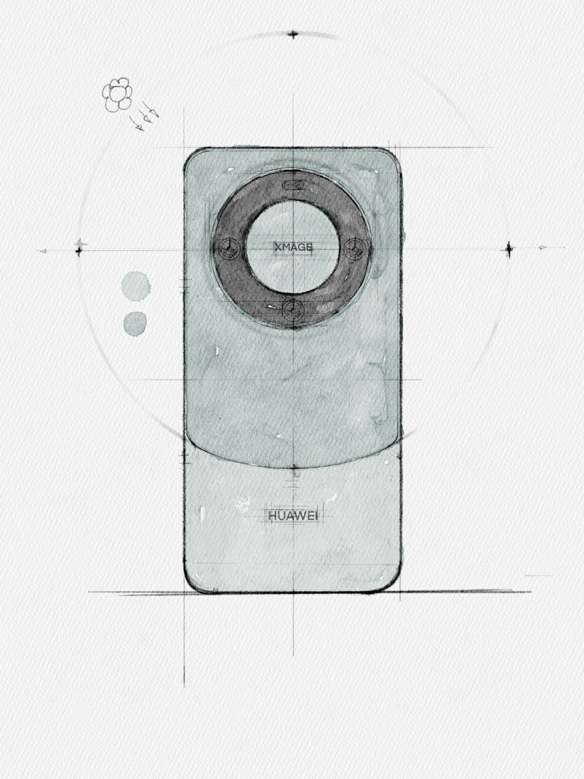 record，Ubee ，Hand drawn industrial design，Watercolor，mate60，