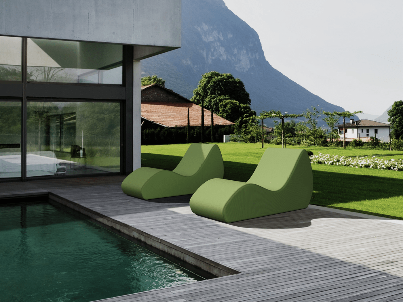 furniture，sofa，deck chair，AH，