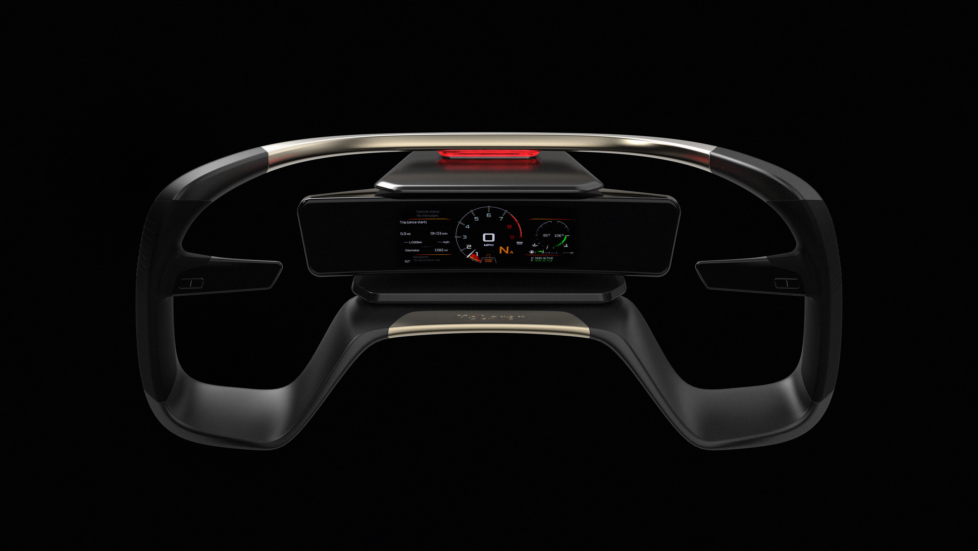 Super run，Steering wheel，McLaren，