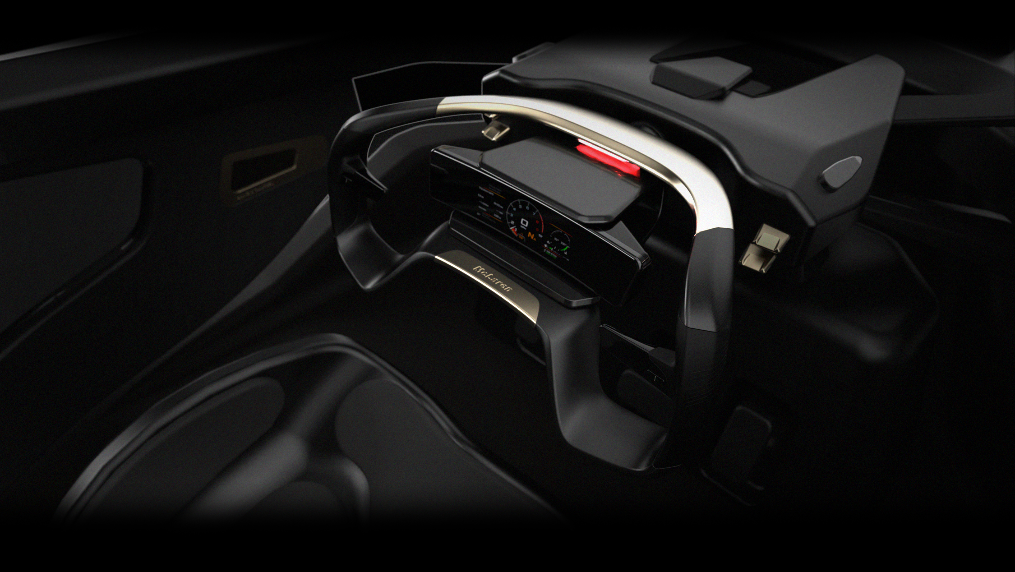 Super run，Steering wheel，McLaren，