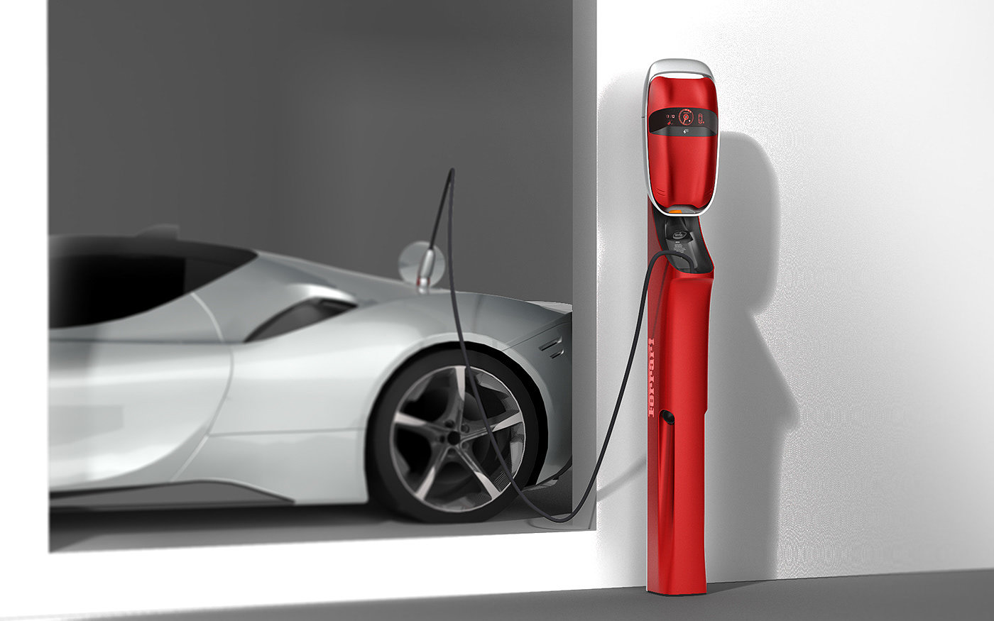 ferrari，Electric charger，充电器，法拉利，