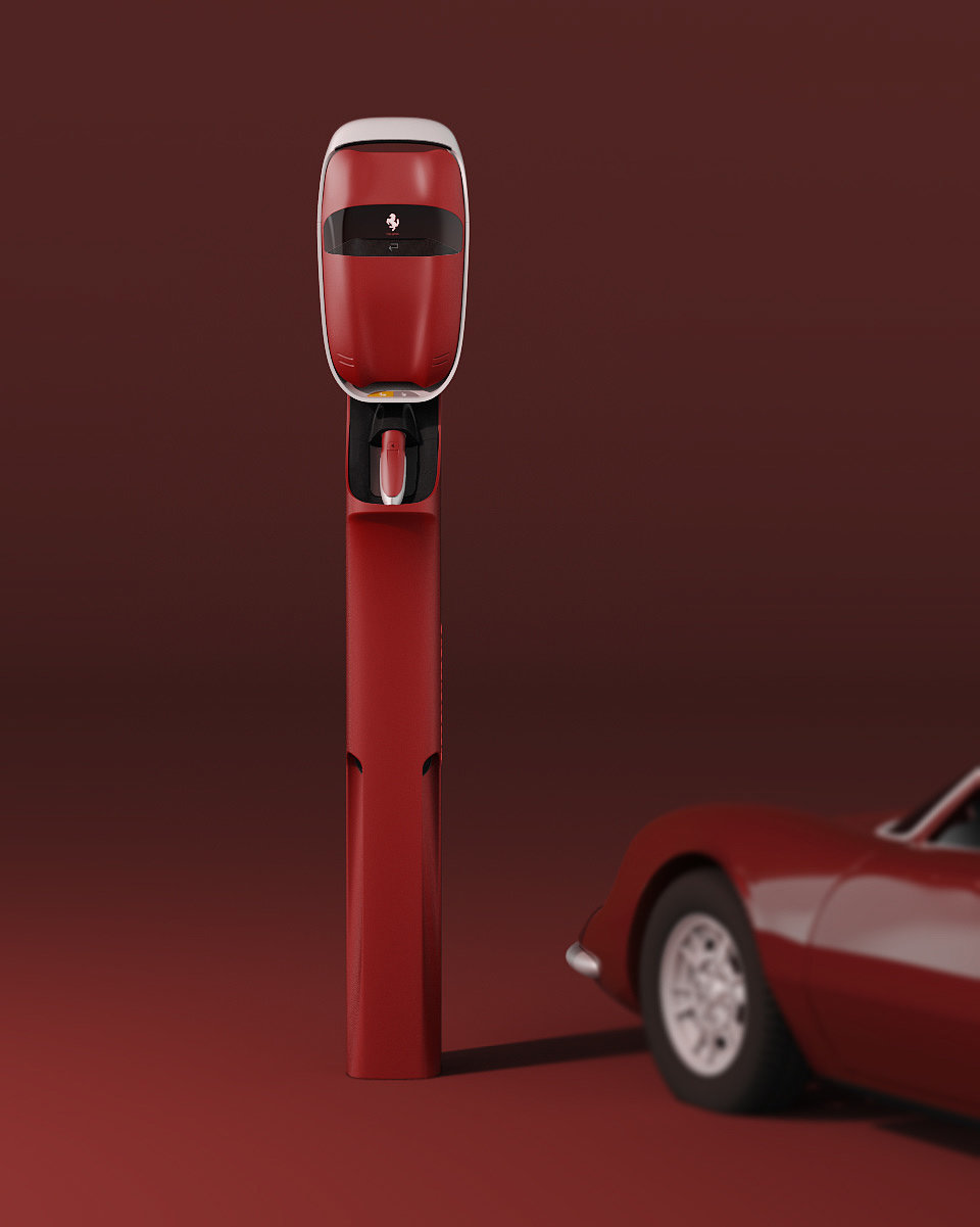 ferrari，Electric charger，充电器，法拉利，