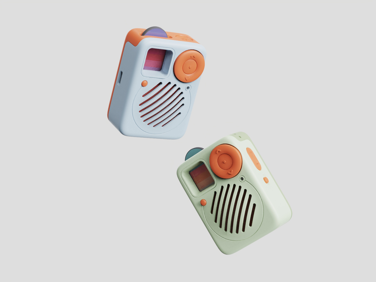 Audio book，Children's books，Children's education，listening machine，Pocket Book，product design，industrial design，concise，