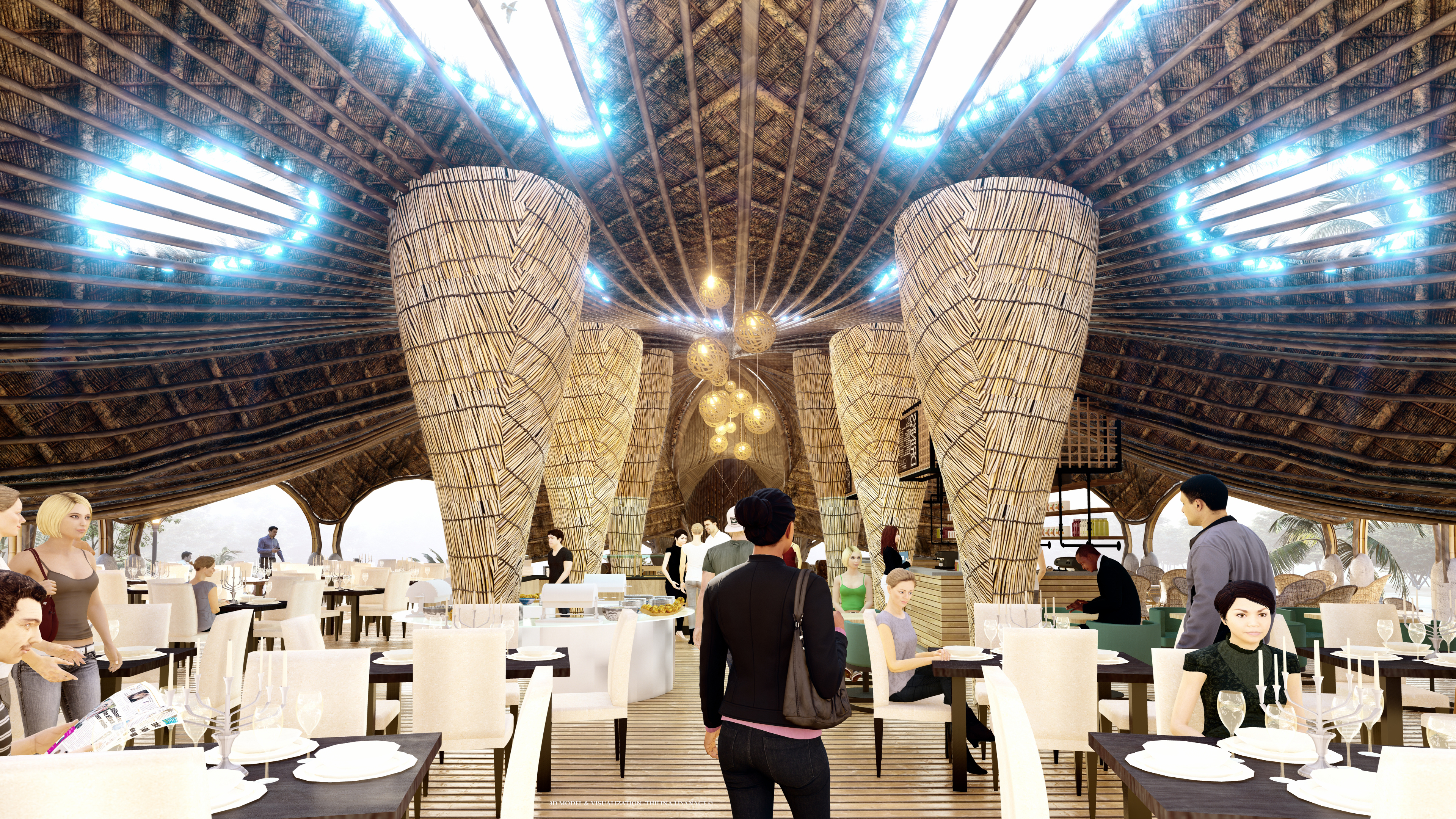 restaurant，bar，environmental design，