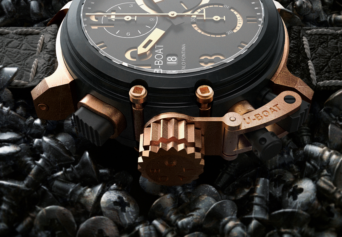 Wrist watch，modeling，texture，