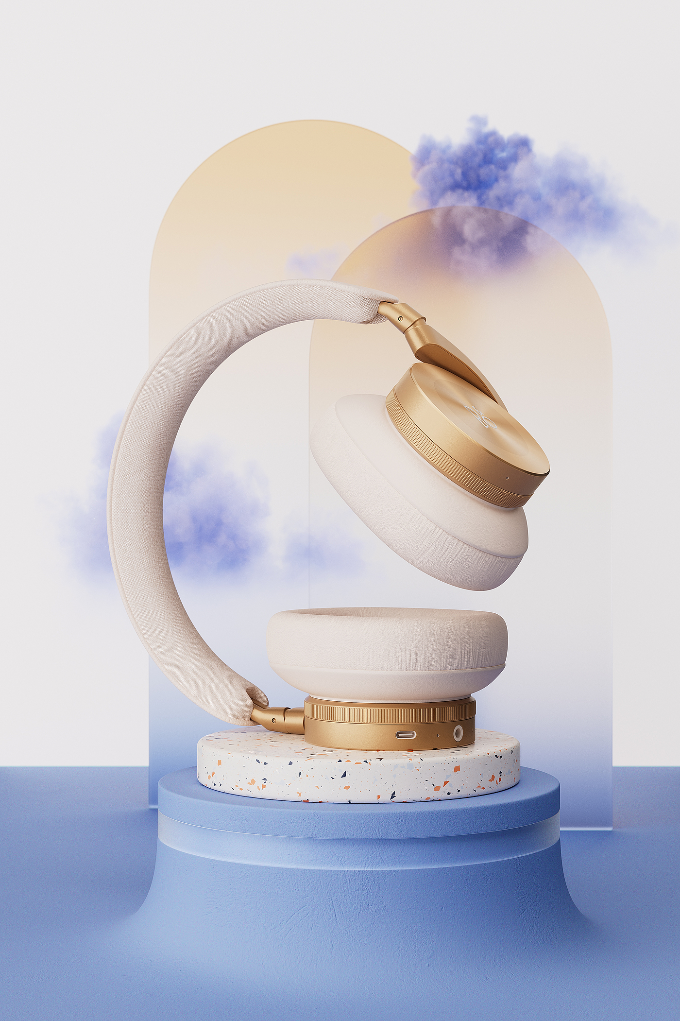 beoplay，headset，rhino，keyshot，Render，cloud，