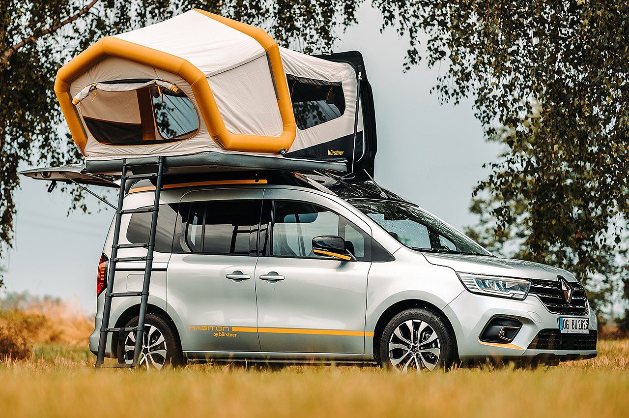 Campervan，Roof tent，Habiton，camping，on vacation，