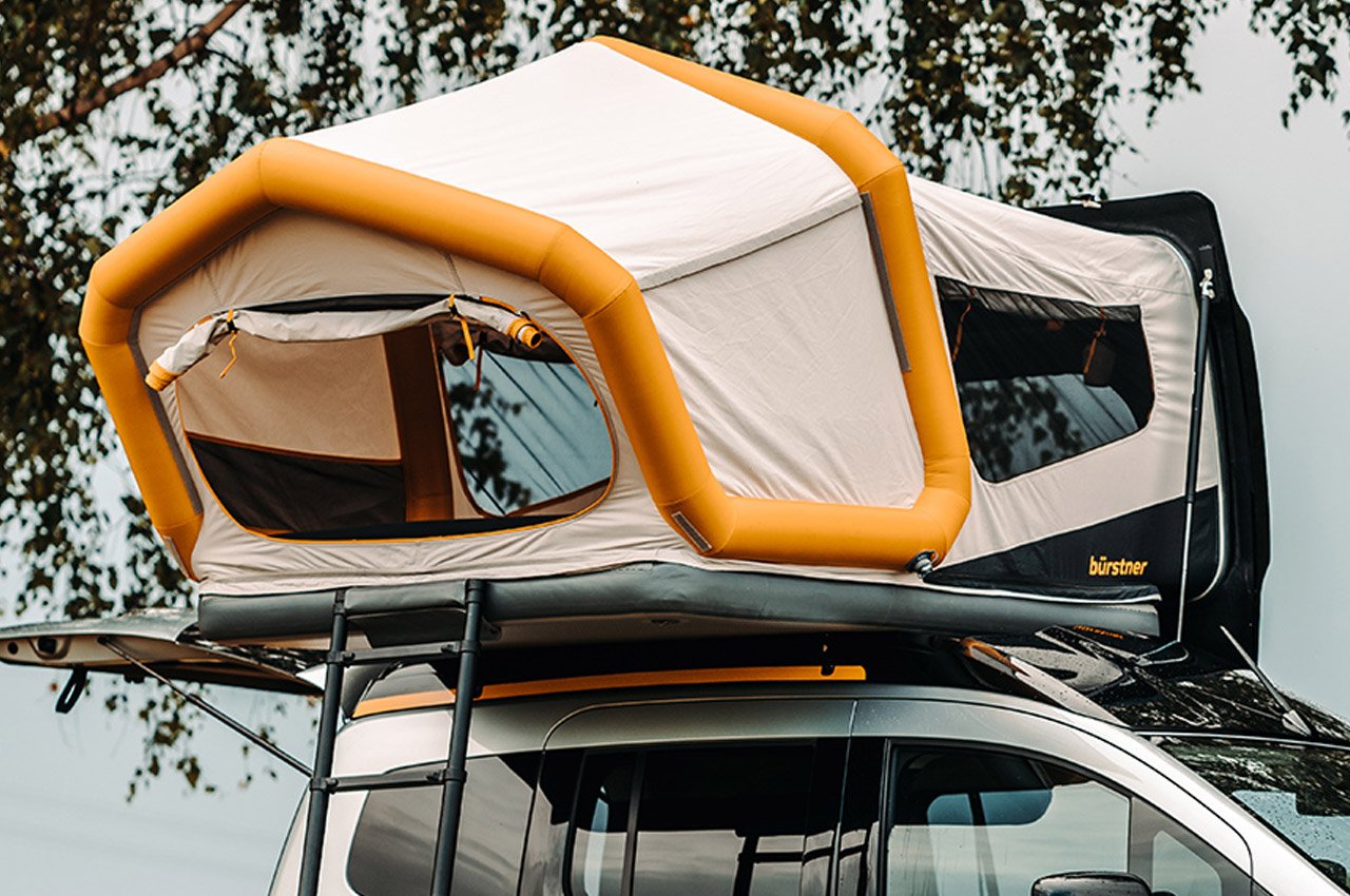 Campervan，Roof tent，Habiton，camping，on vacation，