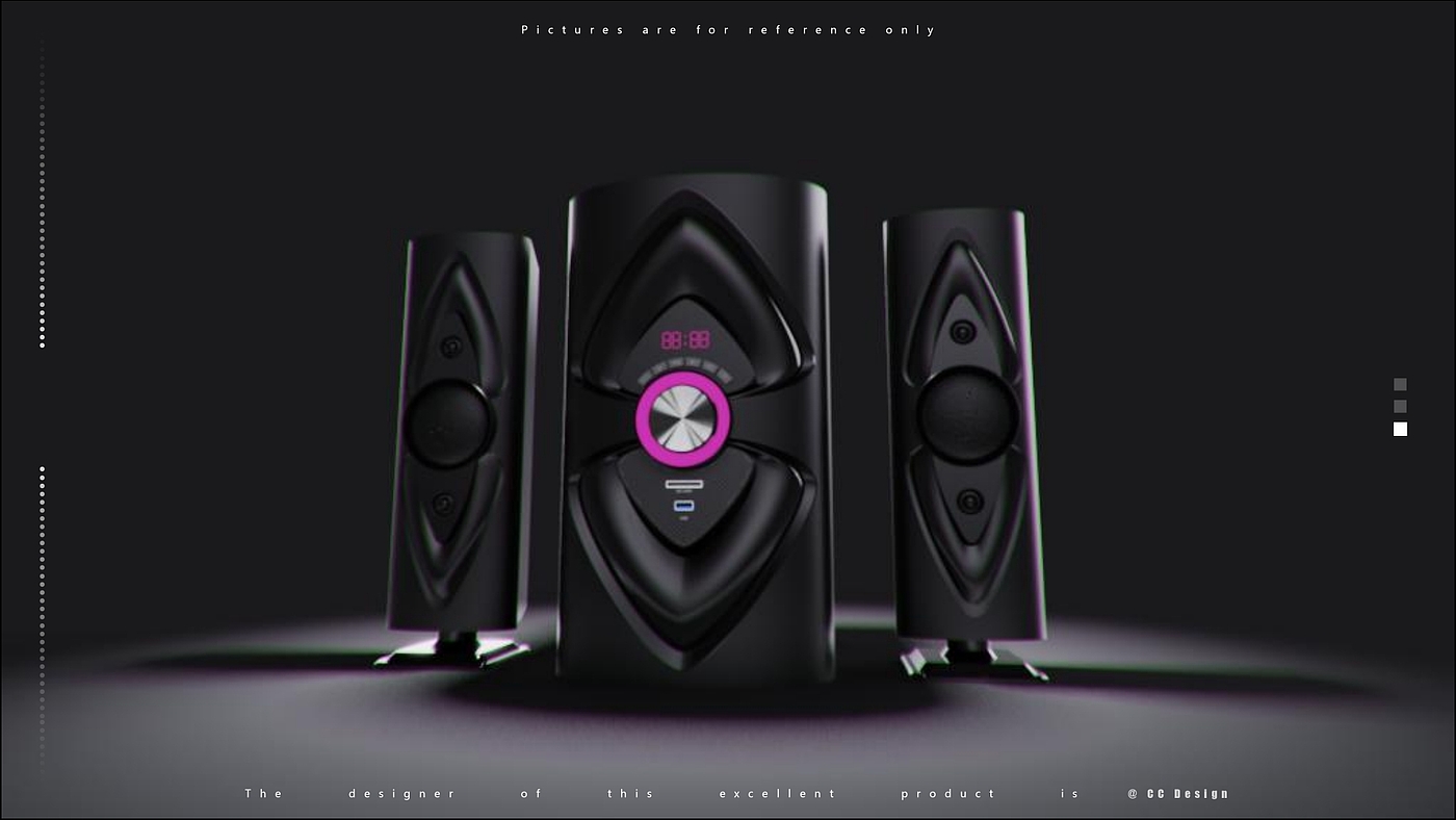 loudspeaker box，science and technology，Design，Cool，lighting，story，CCdesign，sound，