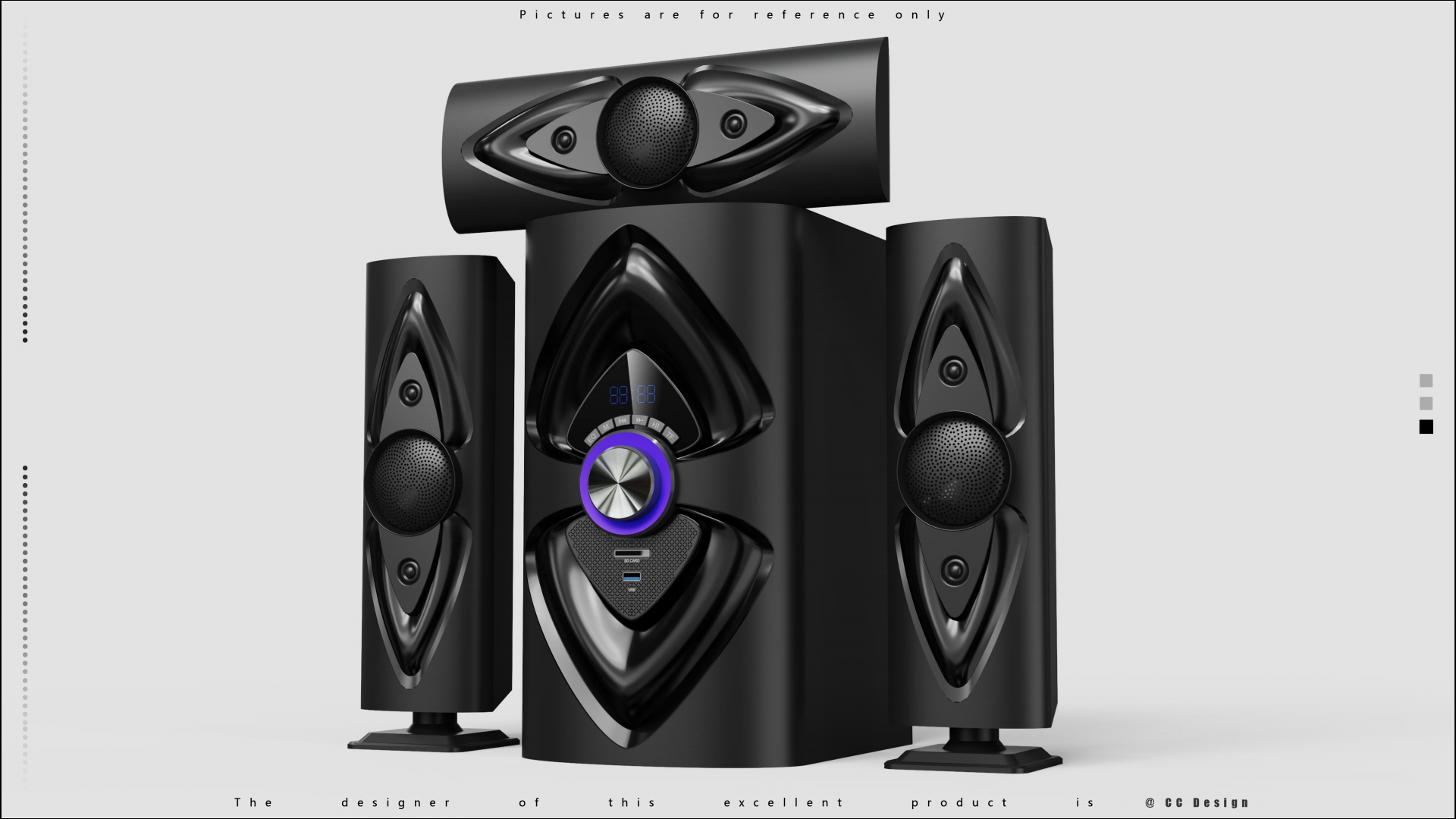 loudspeaker box，science and technology，Design，Cool，lighting，story，CCdesign，sound，