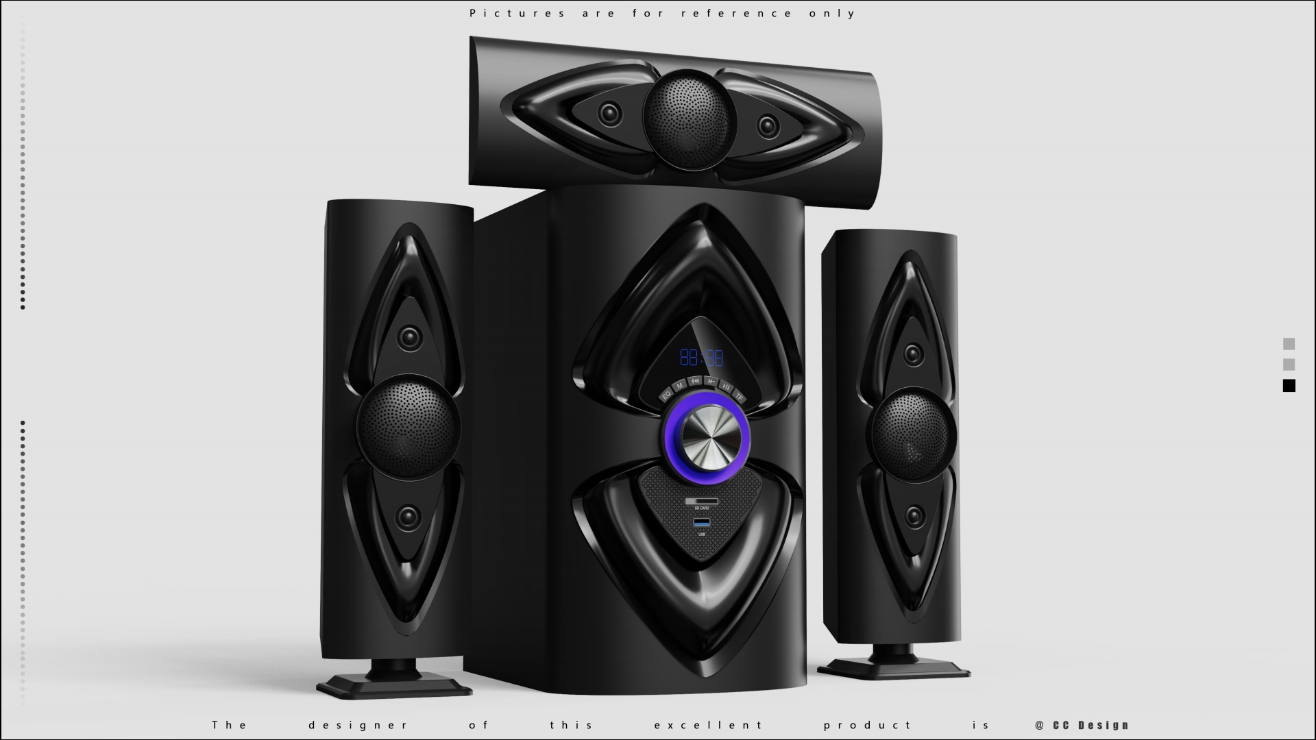 loudspeaker box，science and technology，Design，Cool，lighting，story，CCdesign，sound，