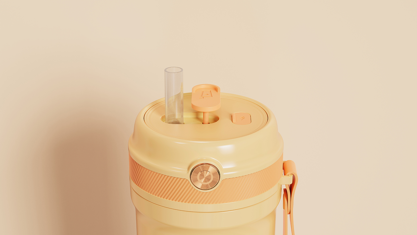industrial design，product design，Household appliances，juice cup，Juice cup，Portable juicing cup，glass，